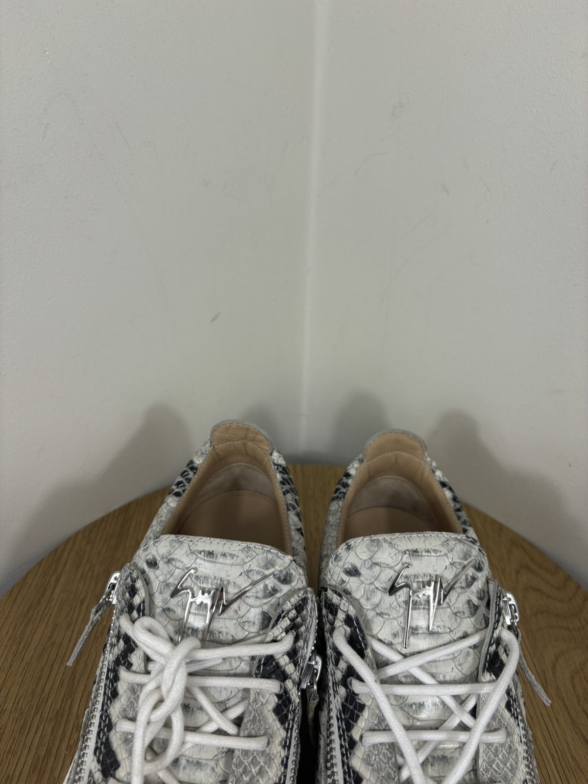 Giuseppe Zanotti Giuseppe Zanotti May London Roccia Snakeskin Sneakers Shoes Size US 9 / EU 42 - 11 Thumbnail