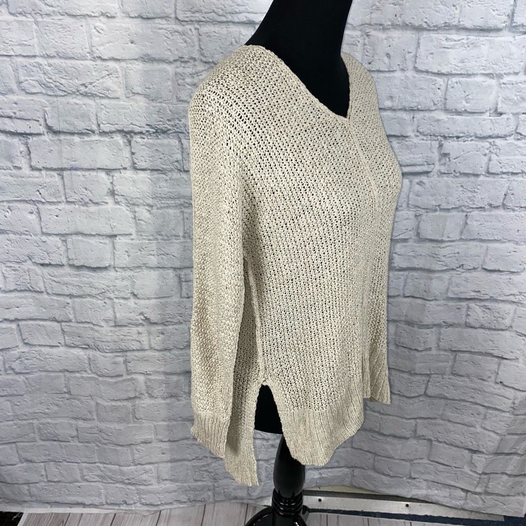 Other Universal thread vneck hi low sweater cream sz XS Size XS / US 0-2 / IT 36-38 - 2 Thumbnail