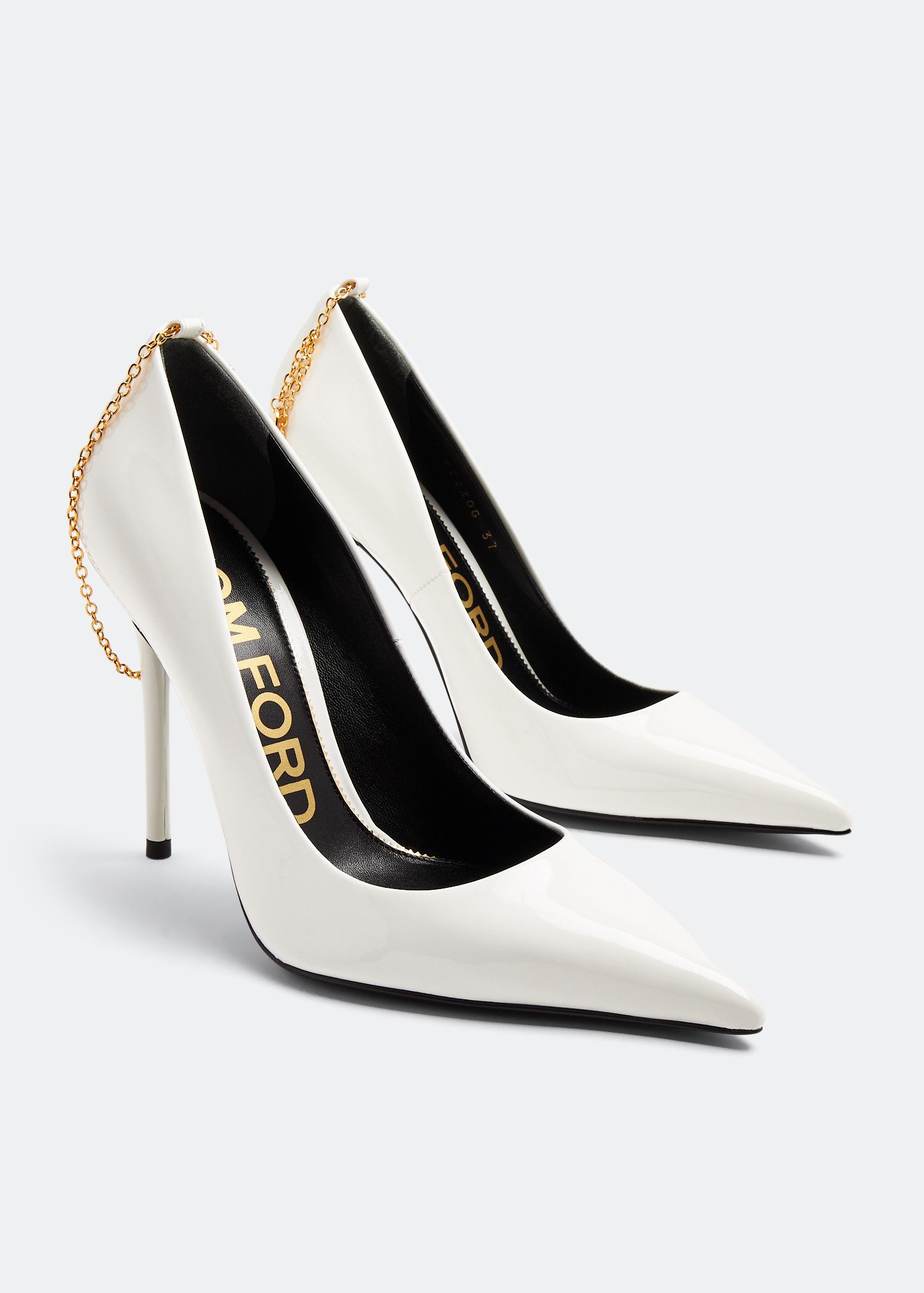 Tom Ford o1w1db11224 W3320 Anklet Leather Pumps in White Size US 9 / IT 39 - 5 Thumbnail