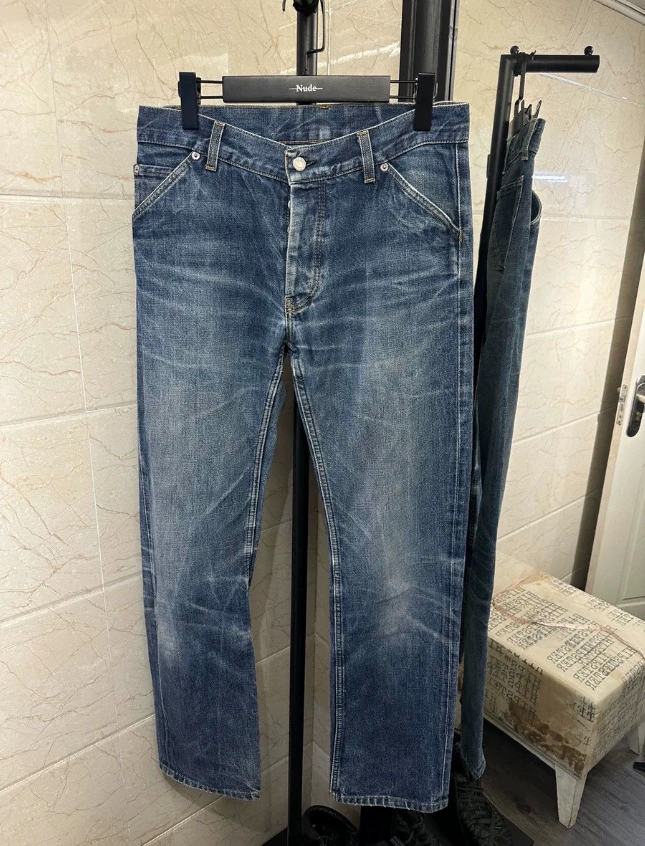 Helmut Lang Helmut lang washed jeans Size US 31 - 1 Thumbnail