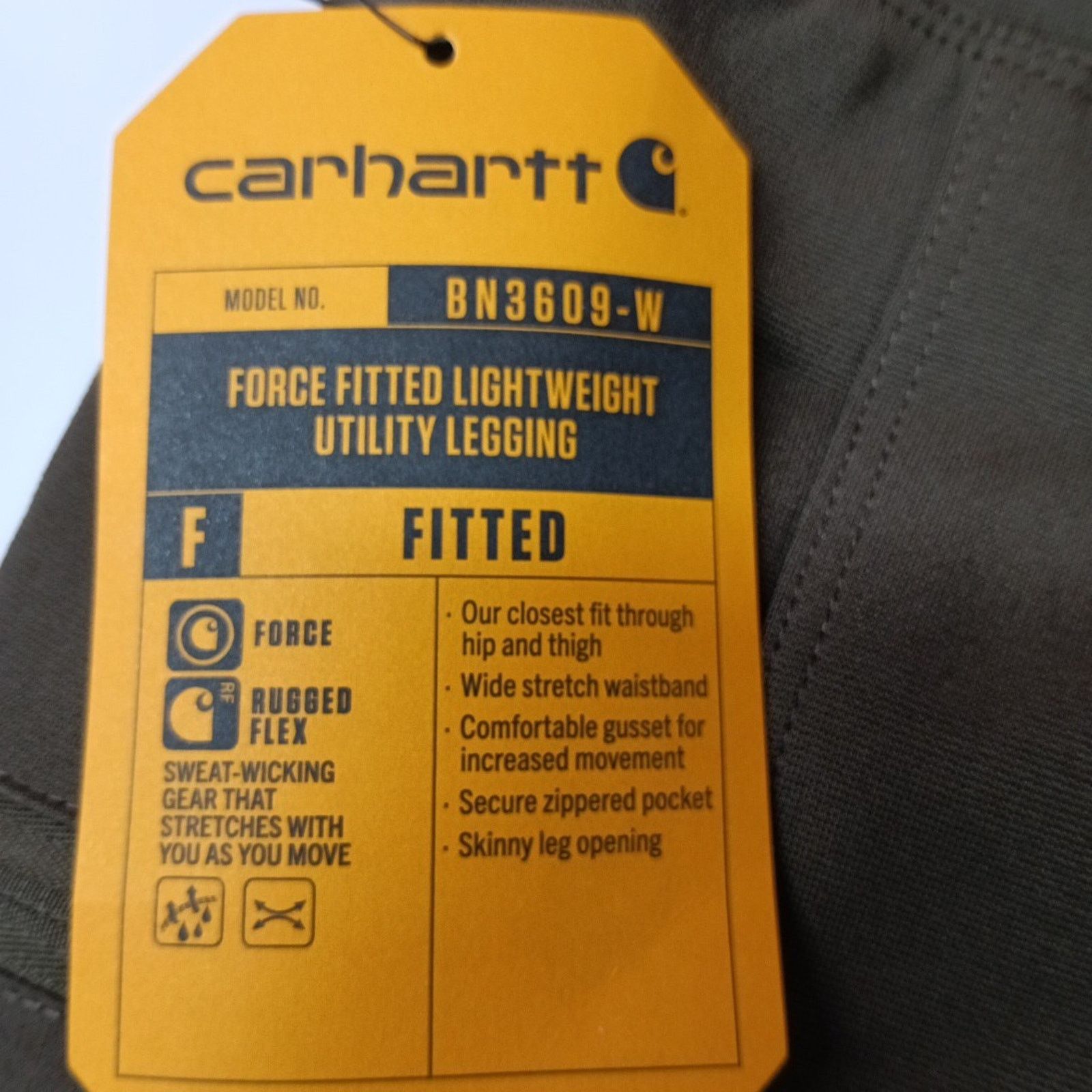 Carhartt Carhartt Women’s Leggings Lightweight Utility Size M Green Size 30" / US 8 / IT 44 - 4 Thumbnail