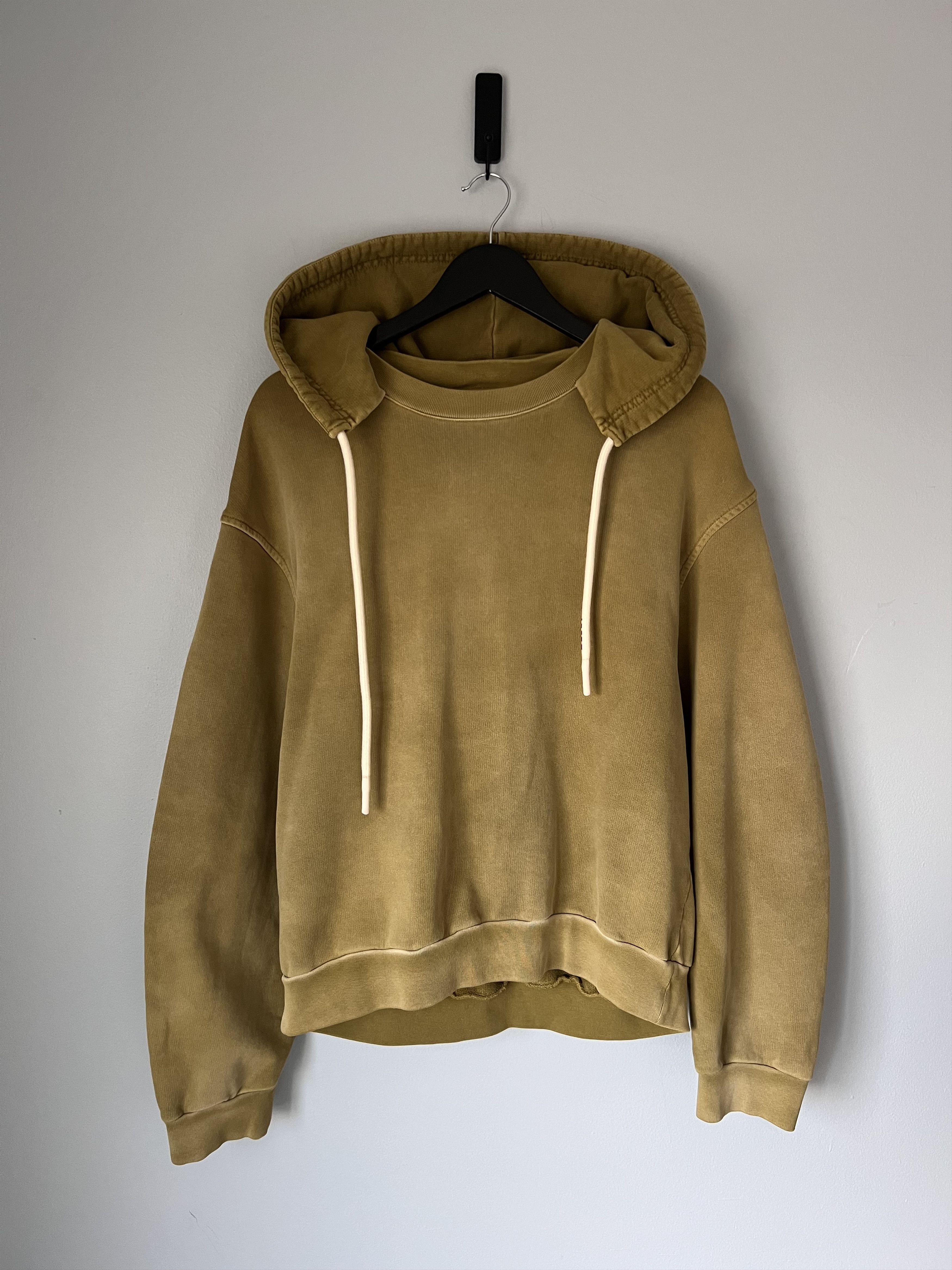 Marni Marni Overdyed Afterhood Hoodie in Steppe Size US S / EU 44-46 / 1 - 1 Thumbnail