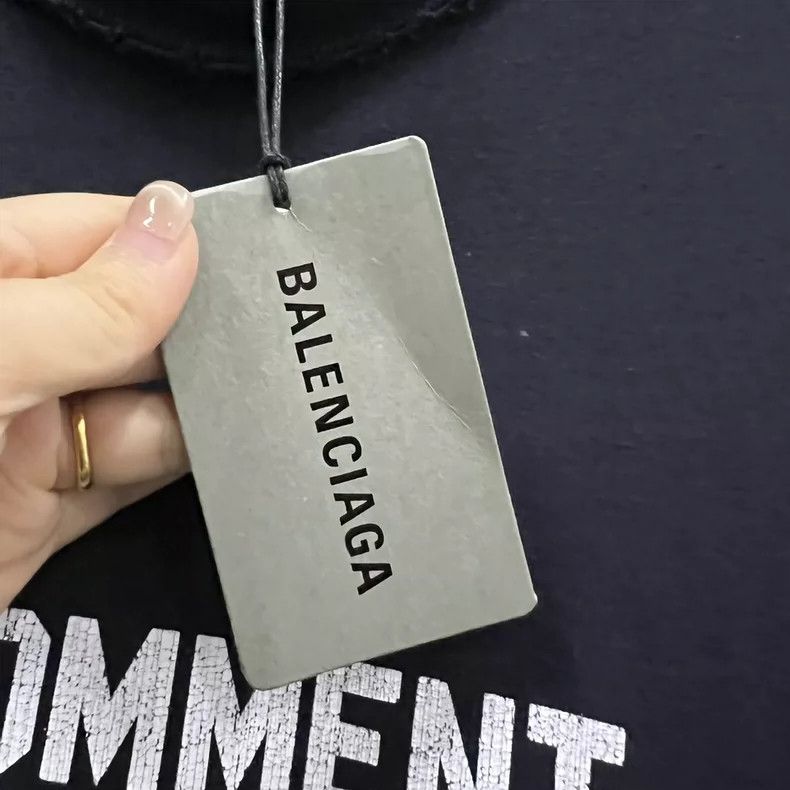 Balenciaga Balenciaga Solid Color Letter Print Short Sleeve Size US XXS / EU 40 - 5 Thumbnail