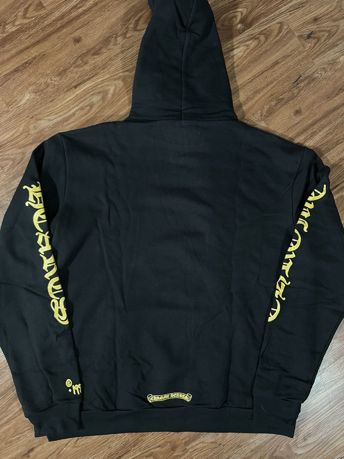 Chrome Hearts Chrome Hearts 1988 Hoodie Black and Gold Size US XXL / EU 58 / 5 - 3 Thumbnail