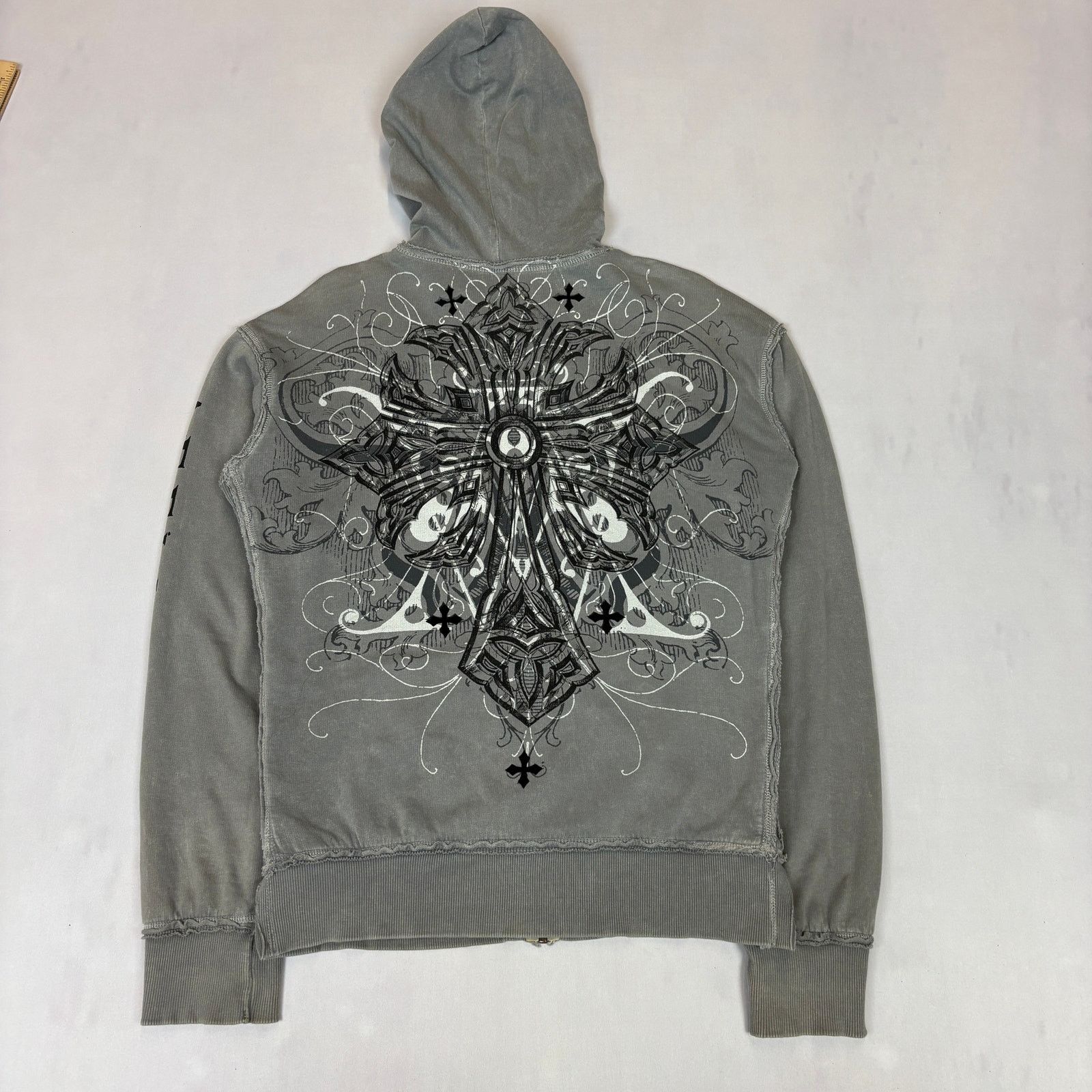 Affliction Affliction Reversible Full Zip Hoodie Thermal Mens Large Y2K Size US L / EU 52-54 / 3 - 5 Thumbnail