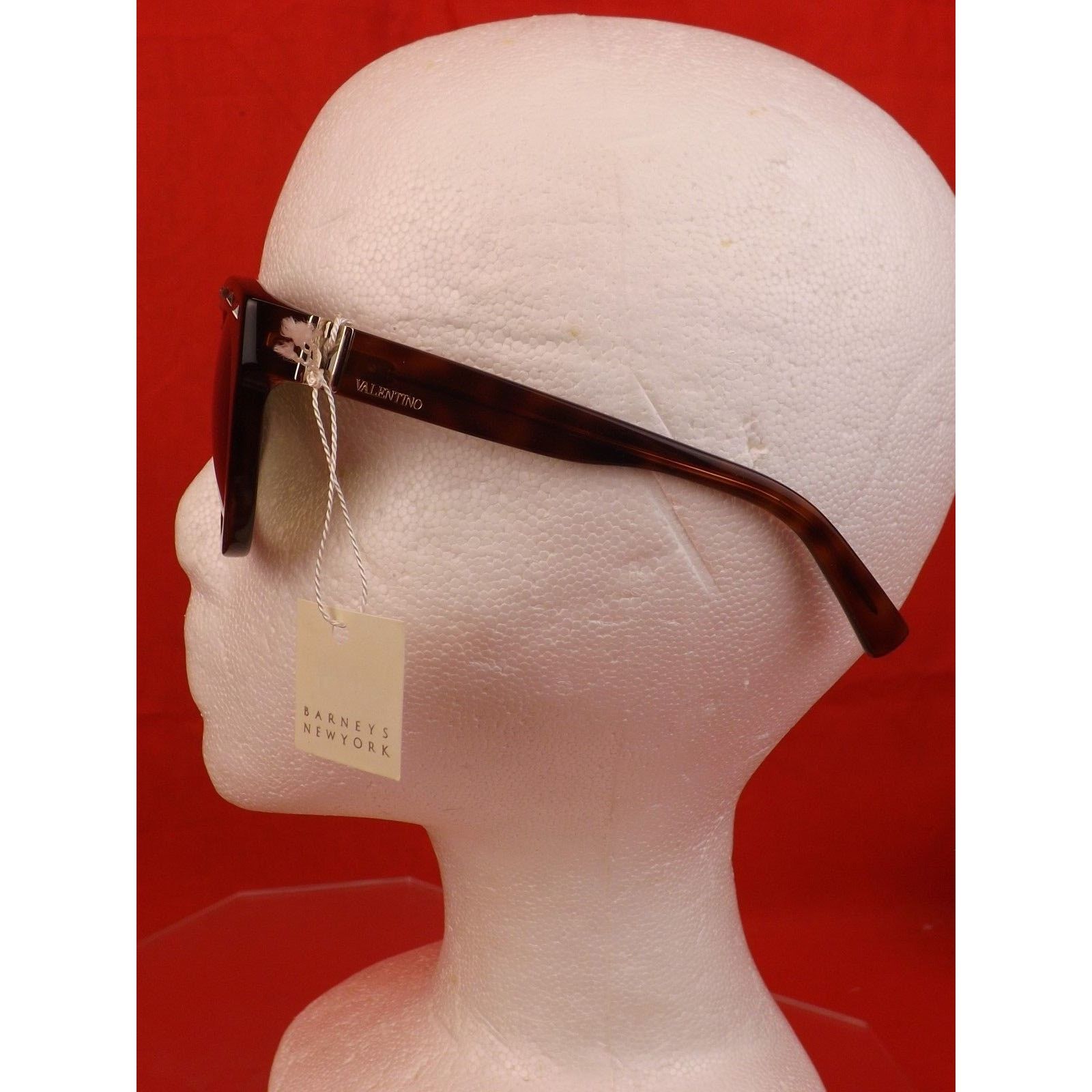 Valentino VALENTINO ROCKSTUDS DARK BROWN PLASTIC FRAME SUNGLASSES ITAL Size ONE SIZE - 7 Thumbnail