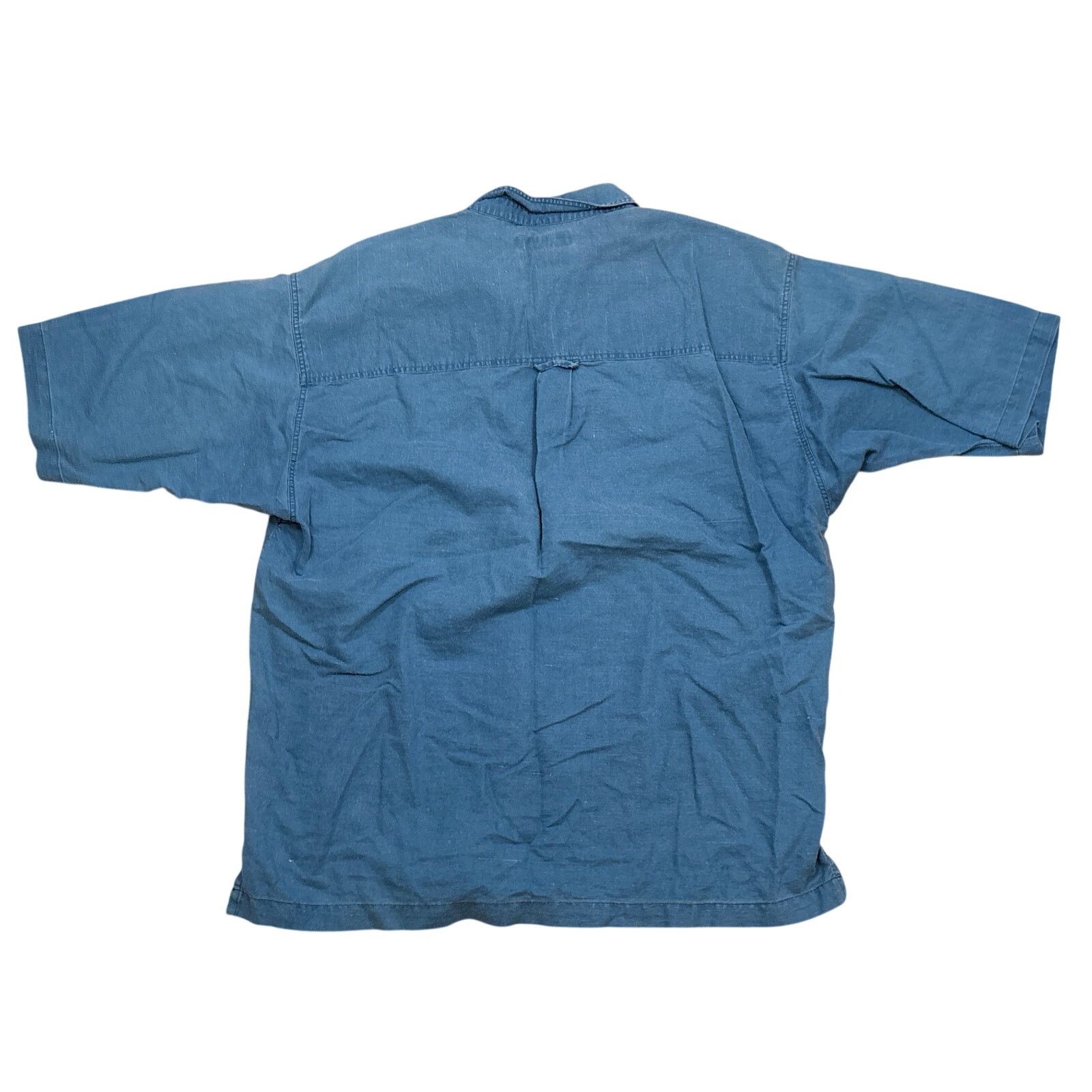 Calvin Klein Vintage Calvin Klein Sport button up top Medium Blue shirt Size M / US 6-8 / IT 42-44 - 4 Thumbnail
