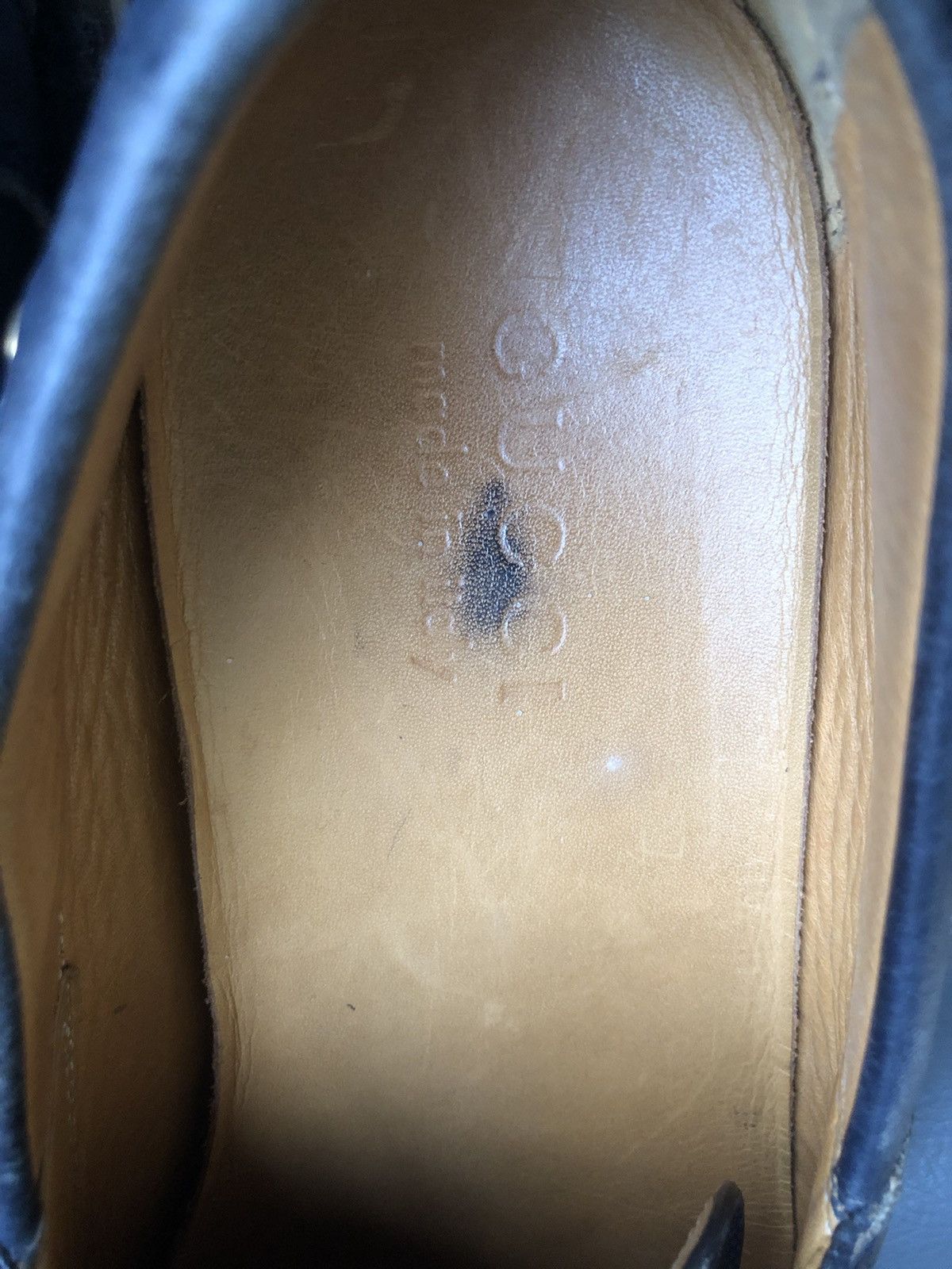 Gucci Gucci 473481 Blue Leather Men’s Boat shoes Sie 6.5 Size US 6.5 / EU 39-40 - 12 Thumbnail