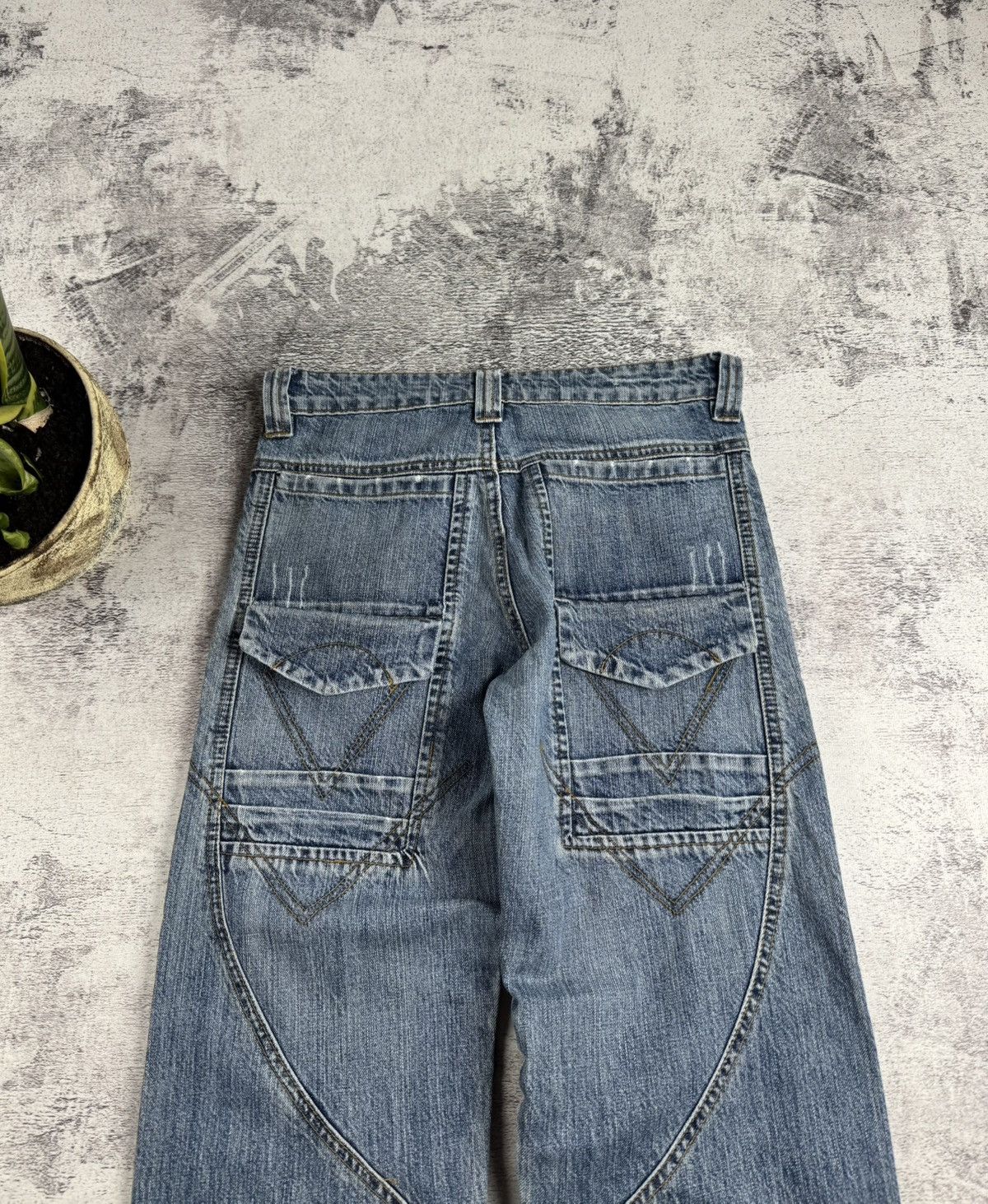 Diesel Diesel Vintage Hip Hop Rap Pocket Washed American USA 90s Jeans Pants Trousers Size US 29 - 6 Thumbnail
