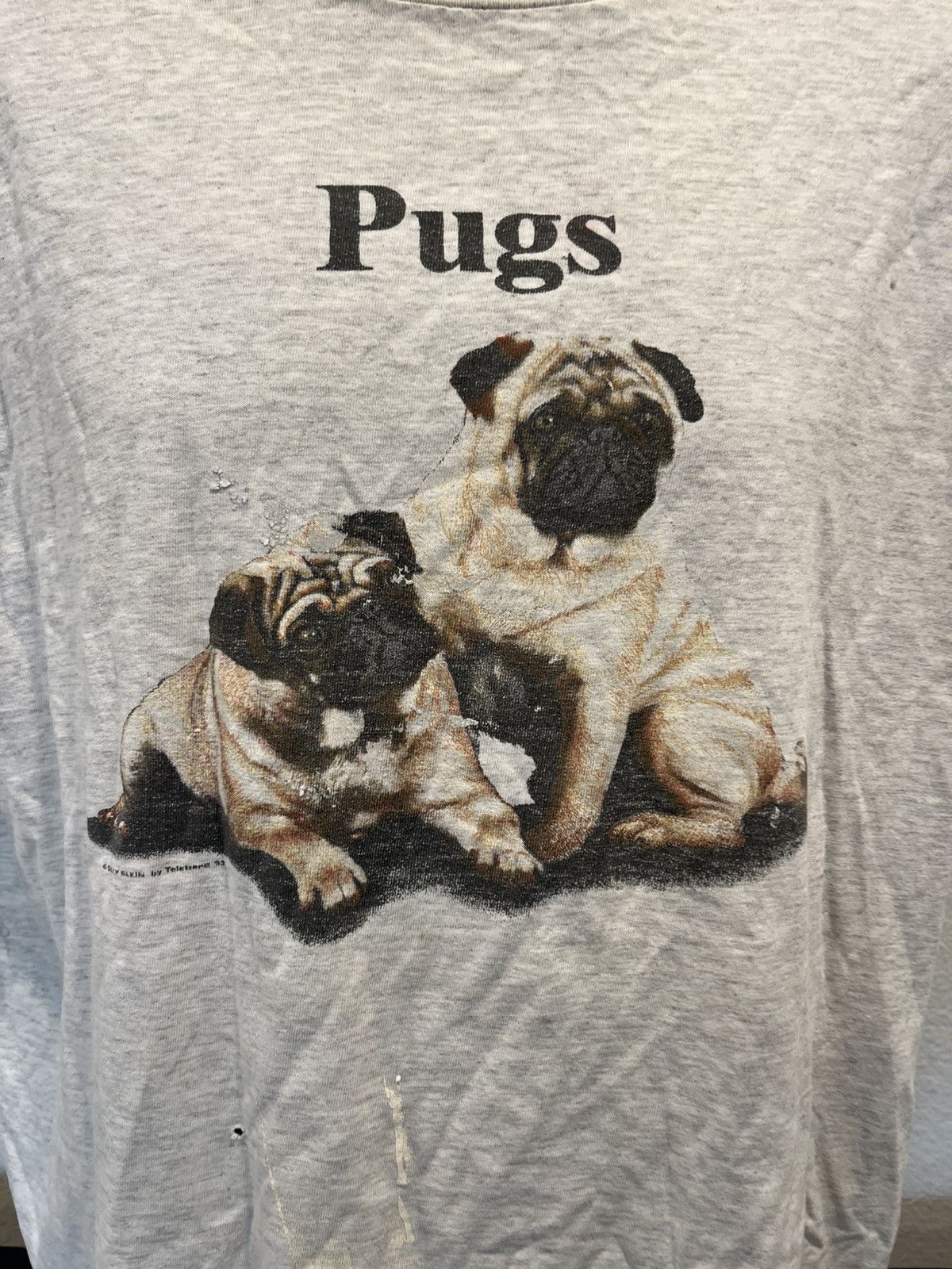 Vintage Pugs shirt vintage 90s dog Size US XL / EU 56 / 4 - 3 Thumbnail