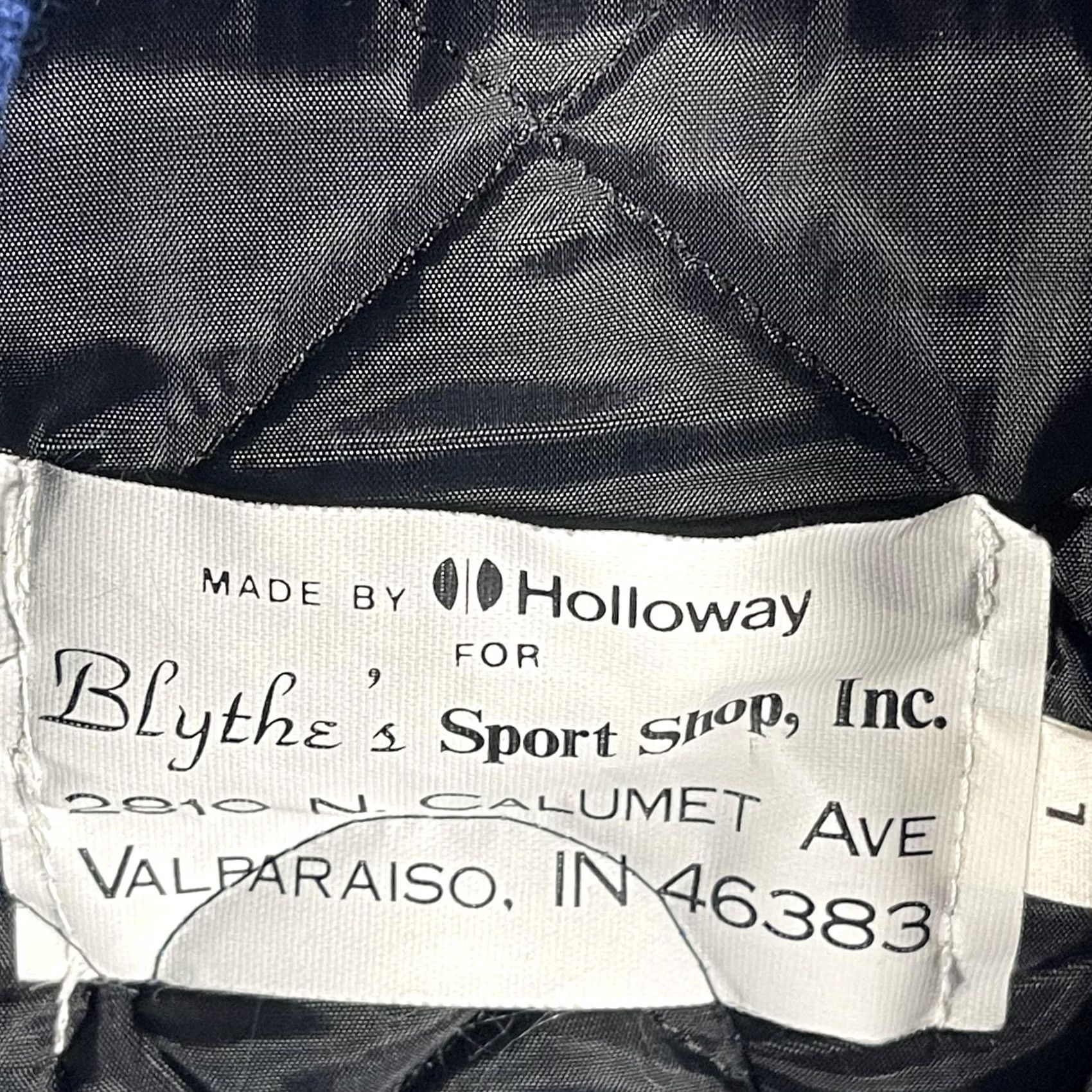 Holloway Holloway Mens Large Blue Varsity Jacket Cream 20,000 Shot Club Letterman Basketball Wool Size US L / EU 52-54 / 3 - 7 Thumbnail