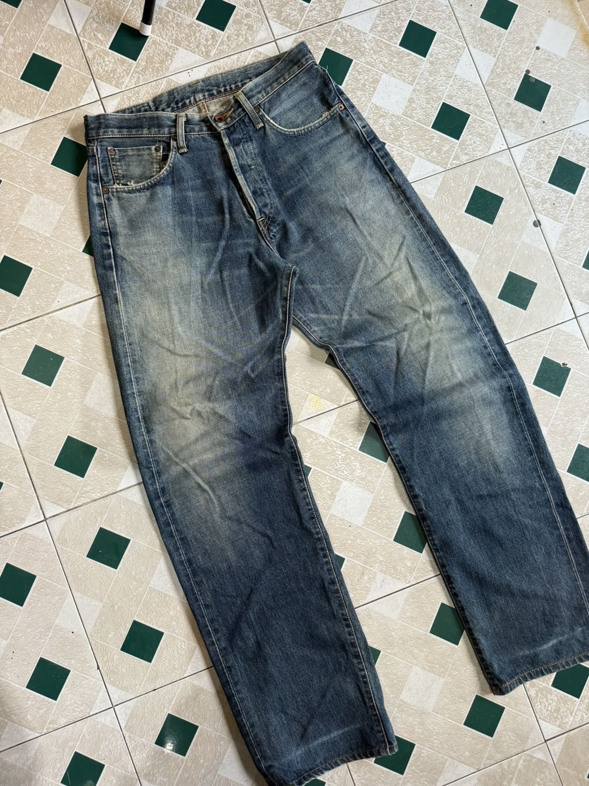 Edwin × Vintage 90’s EDWIN 505X RARE POCKET LOGO JAPANESE BRAND Y2K PANTS Size US 30 / EU 46 - 10 Thumbnail