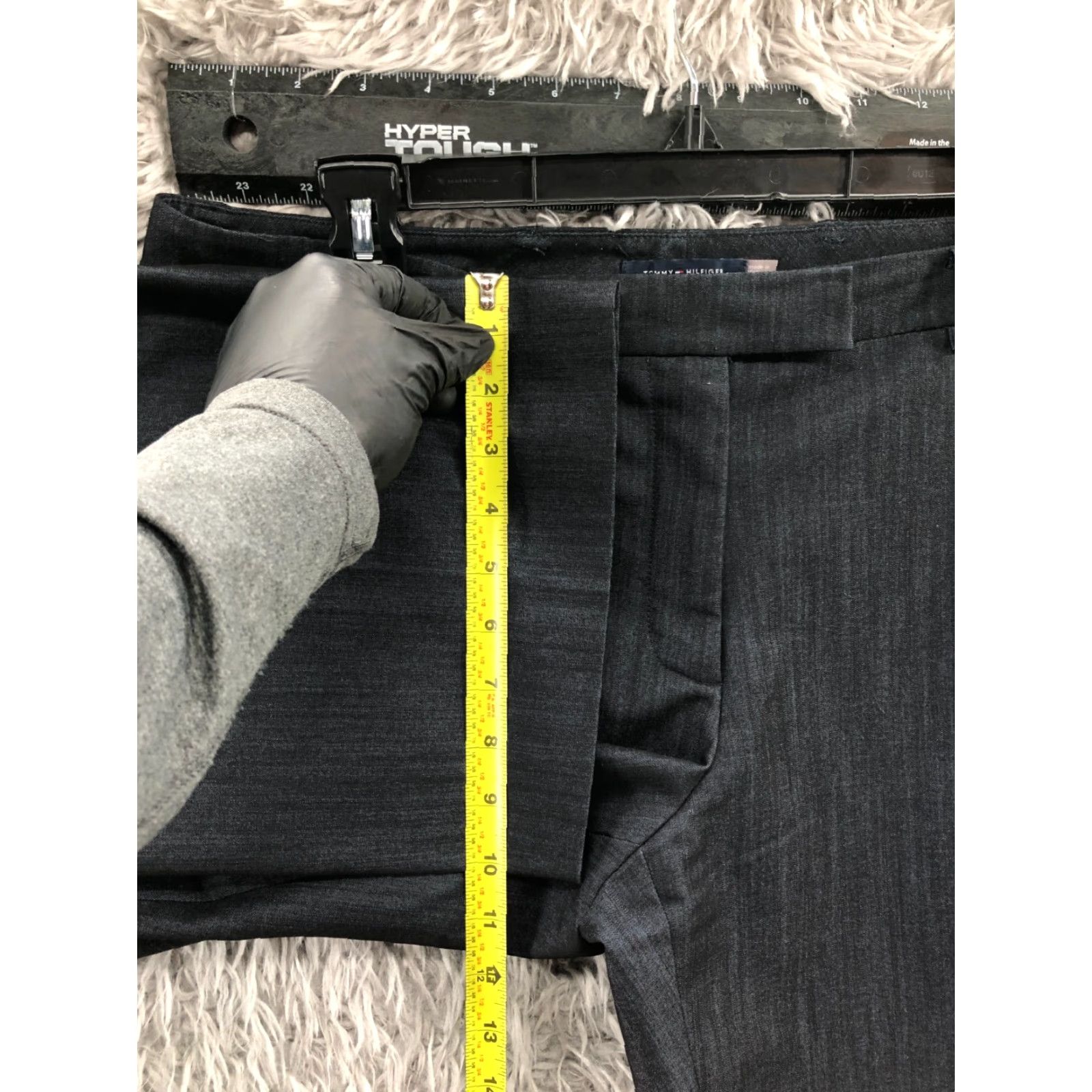 Tommy Hilfiger Tommy Hilfiger Dress Pants Shirt? No, Pants Casual Formal Slim Straight Black Wide? Size 34" / US 12 / IT 48 - 4 Thumbnail