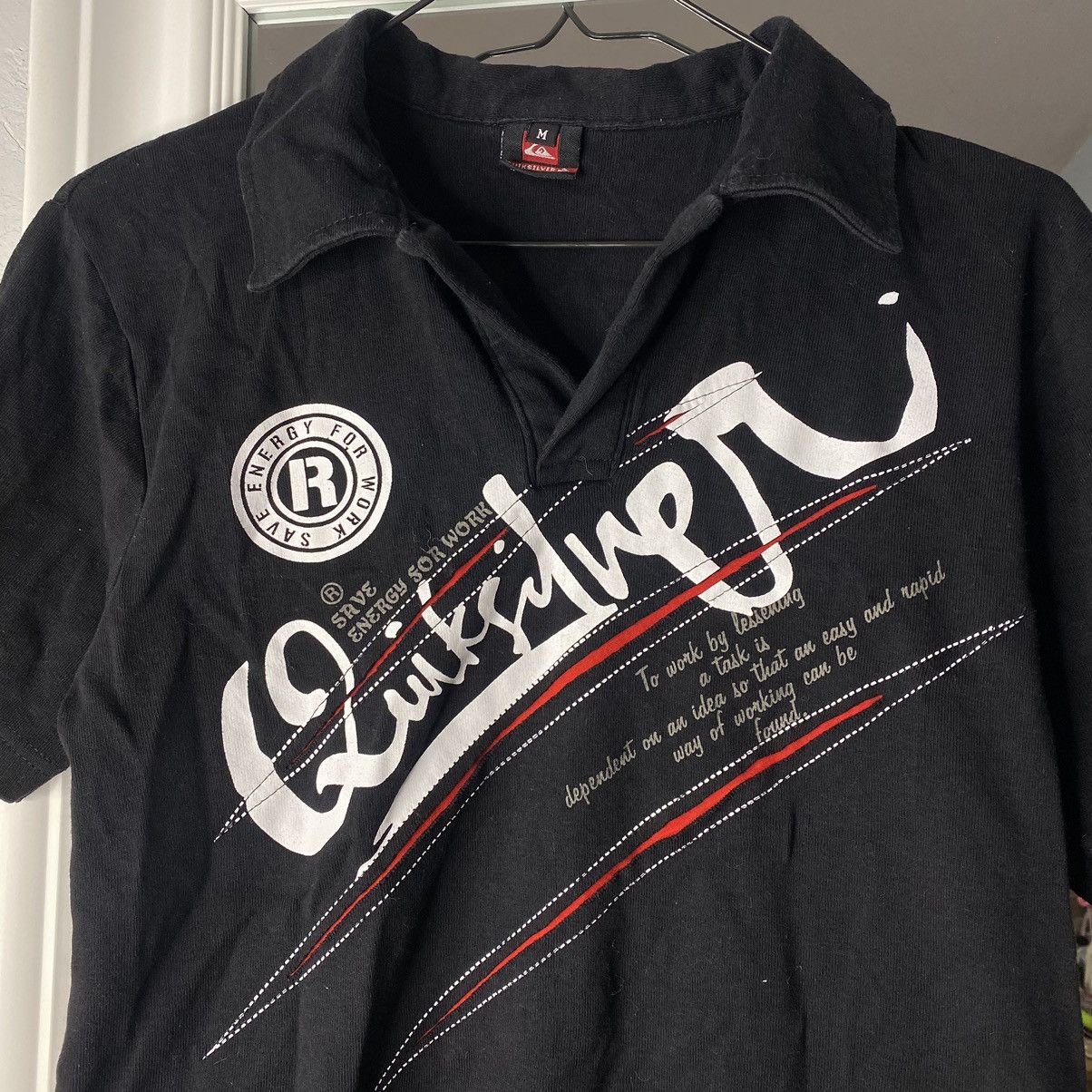 Quiksilver QUIKSILVER SURF BRAND Y2K BIG LOGO POLO T SHIRT Size US S / EU 44-46 / 1 - 3 Thumbnail