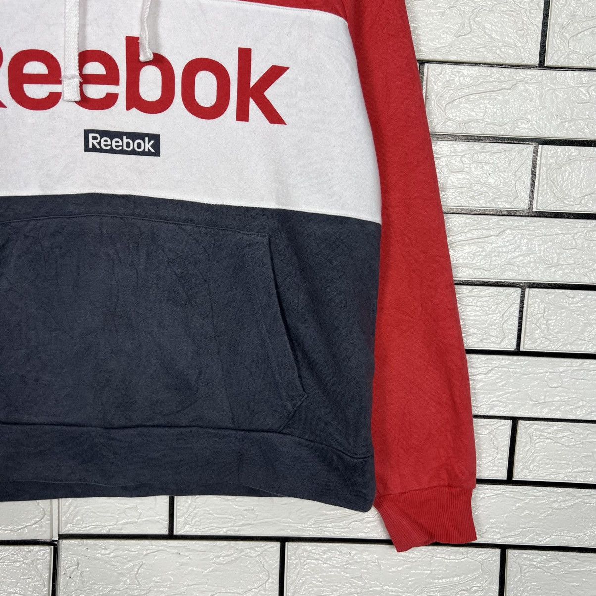 Reebok REEBOK Big Logo Colorblock Pullover Hoodies #4282-C195 Size US M / EU 48-50 / 2 - 6 Thumbnail