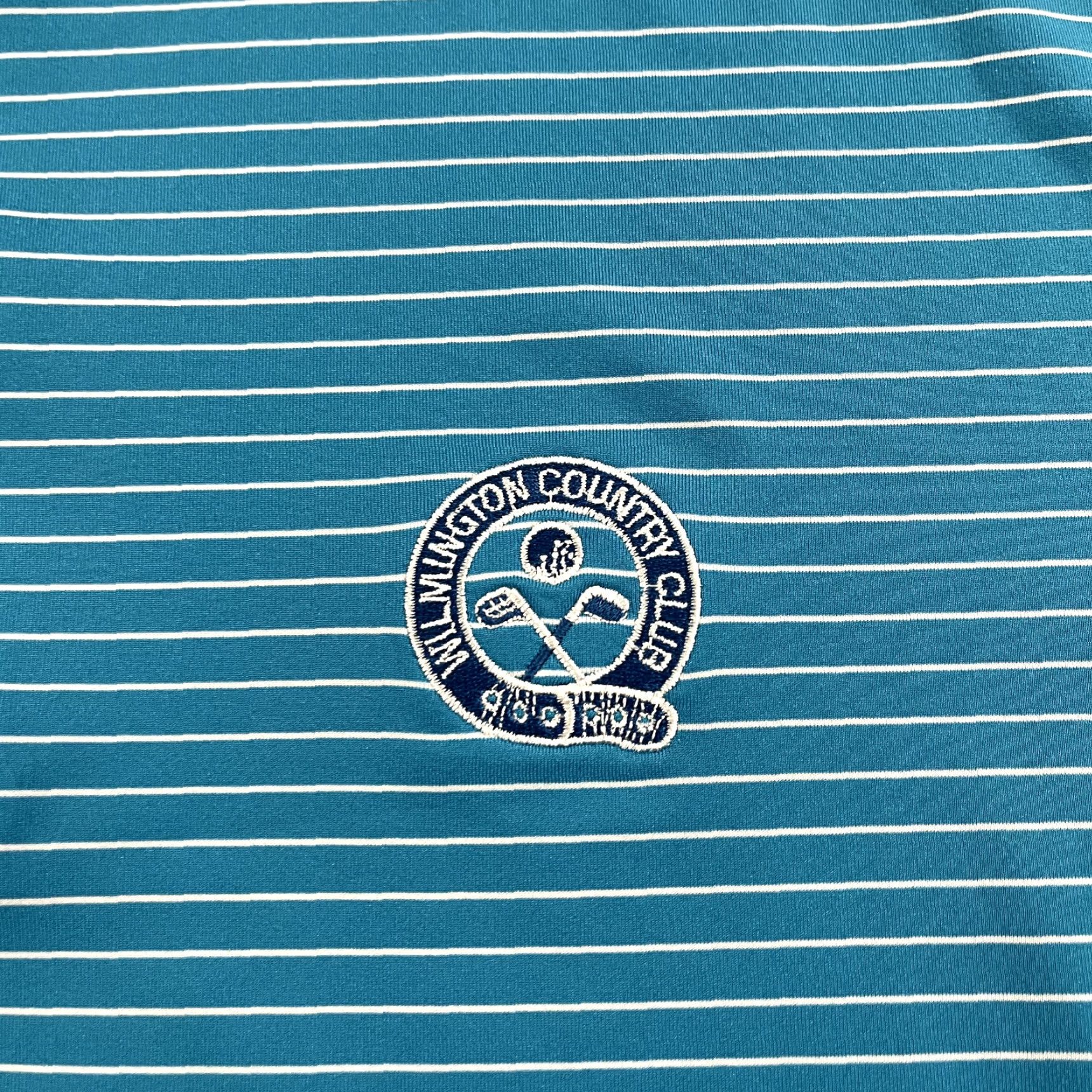 Peter Millar PETER MILLAR Polo Shirt Mens Medium Blue Wilmington Country Club Golf Summer S/S Polo Shirt Blue Mens M Country Club Golf Summer S/S Size US M / EU 48-50 / 2 - 2 Thumbnail