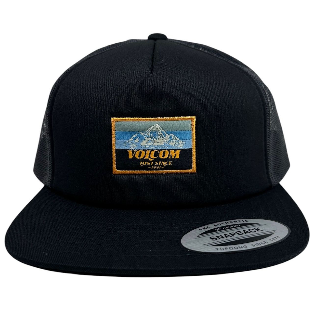 Volcom Volcom Men's Trucker Hat Mile Marker Flat Bill Snapback Cap Size ONE SIZE - 2 Thumbnail