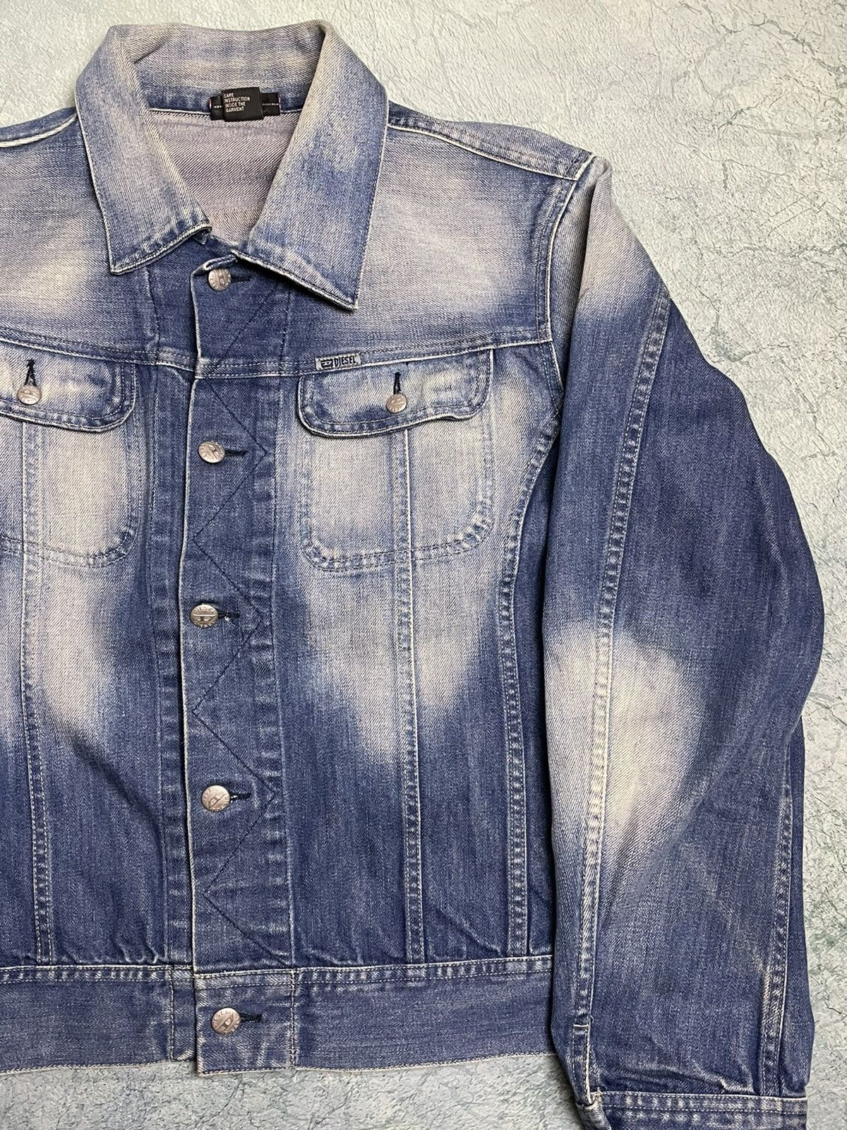Diesel × Vintage Diesel denim jacket vintage Size US L / EU 52-54 / 3 - 2 Thumbnail