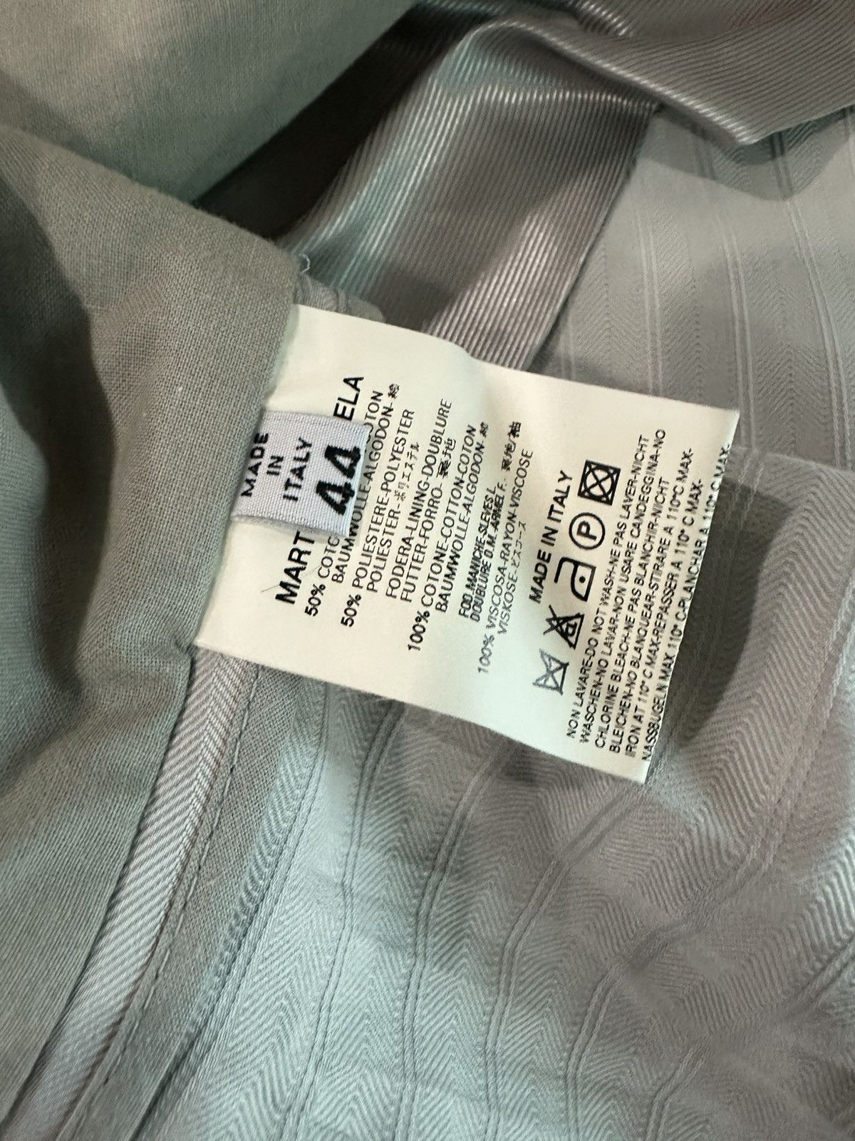 Maison Margiela Martin Margiela SS03 Collarless Cut-off Blazer Jacket Size 46R - 10 Thumbnail