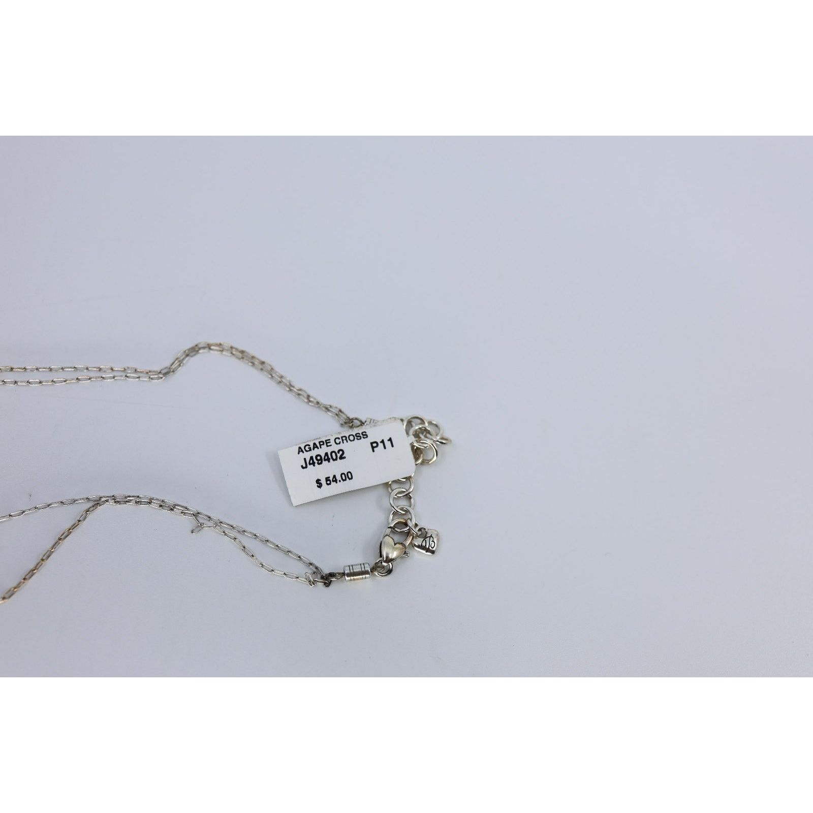 Brighton BRIGHTON Agape Wood & Silvertone Crystal Cross Necklace Size ONE SIZE - 6 Thumbnail