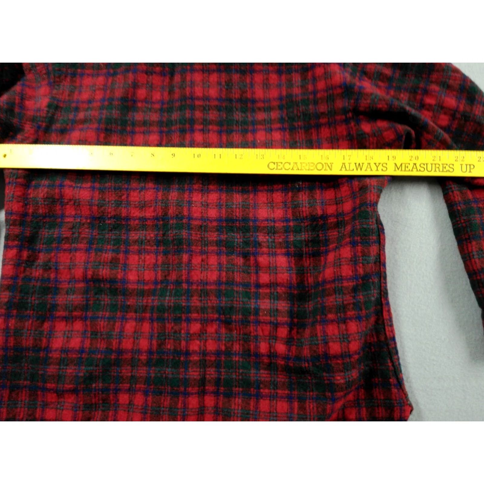Pendleton VINTAGE Pendleton Jacket Mens Large Red Plaid Wool Lined Flannel Made USA 70s Size US L / EU 52-54 / 3 - 5 Thumbnail