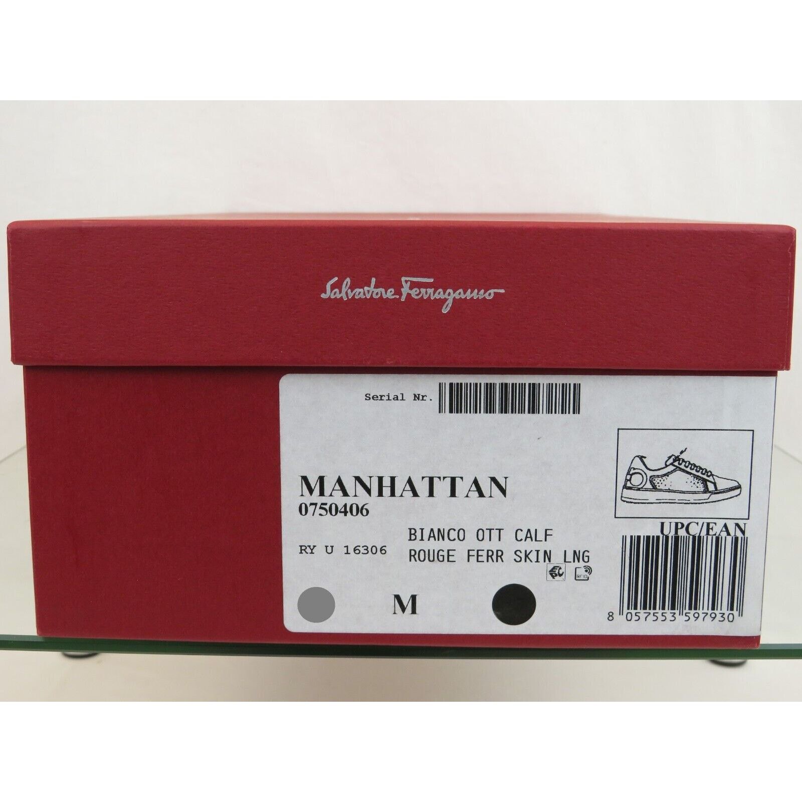 Salvatore Ferragamo FERRAGAMO MANHATTAN WHITE LEATHER GANCINI LOGO SNEAKER 10.5 Size US 11.5 / EU 44-45 - 15 Thumbnail