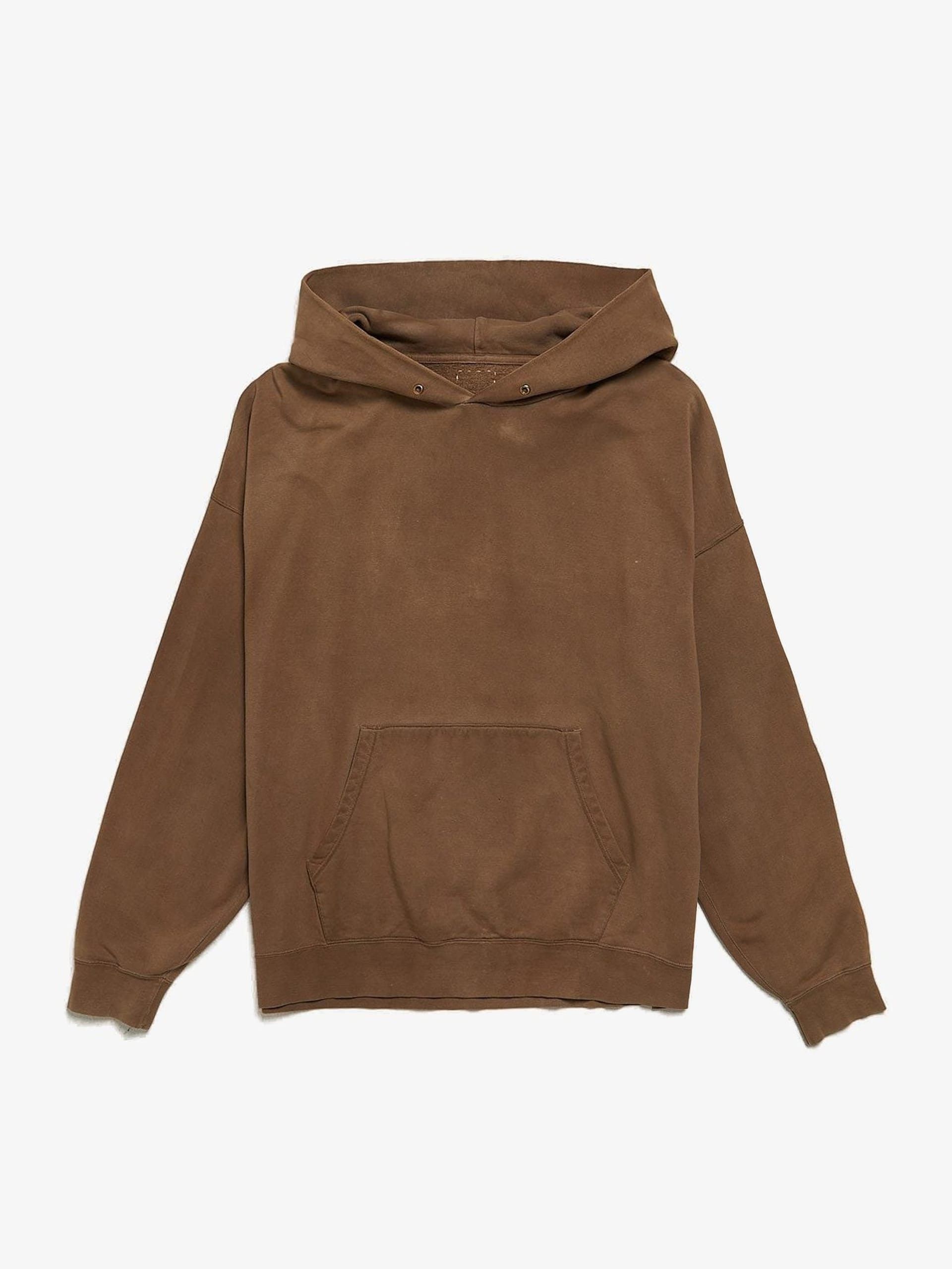 image of Visvim Brown Cotton Jumbo Hoodie, Men's (Size 2XL)