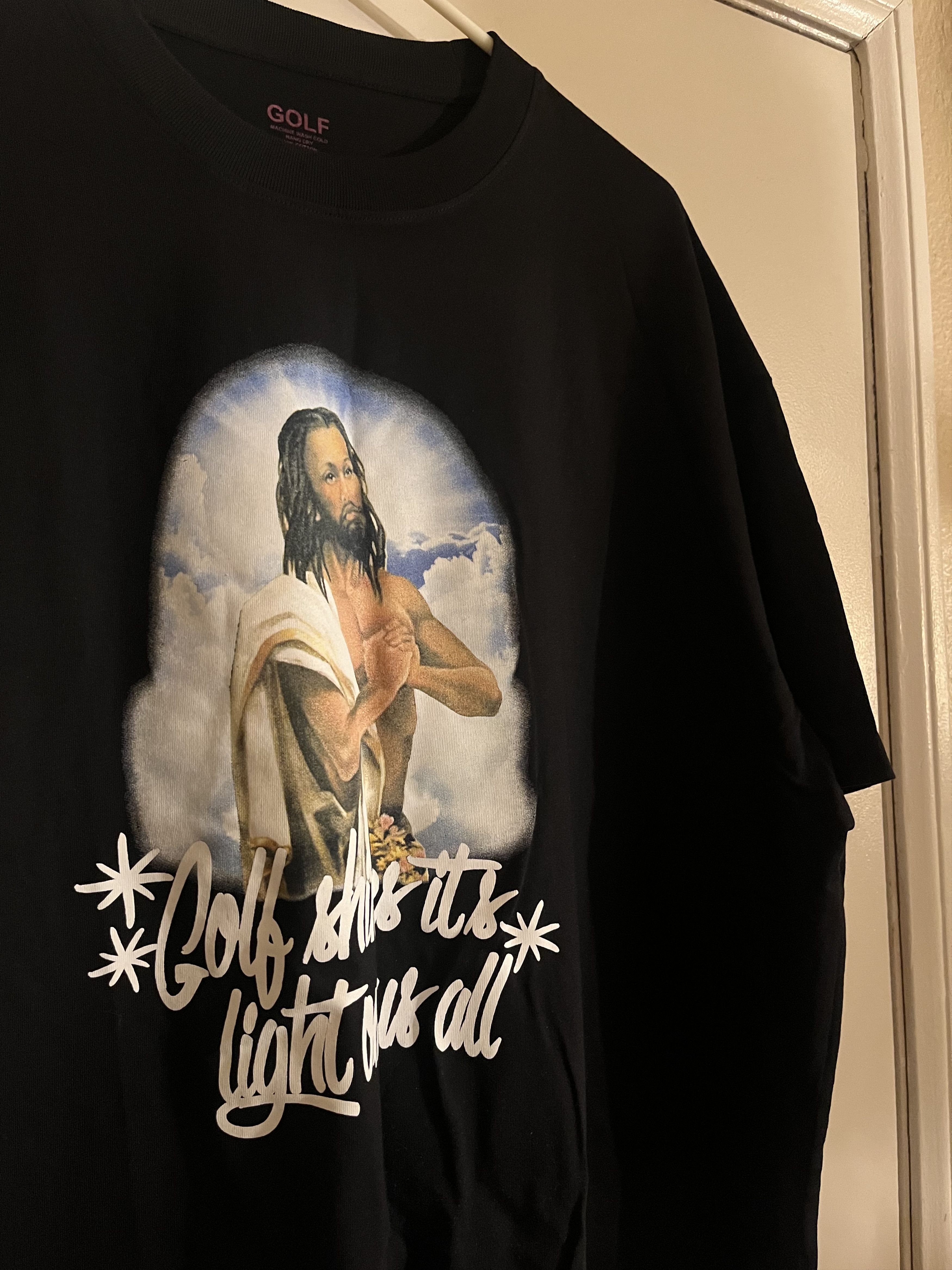 Golf Wang GOLF SHINES ITS LIGHT ON US ALL JESUS TEE Size US XL / EU 56 / 4 - 3 Thumbnail