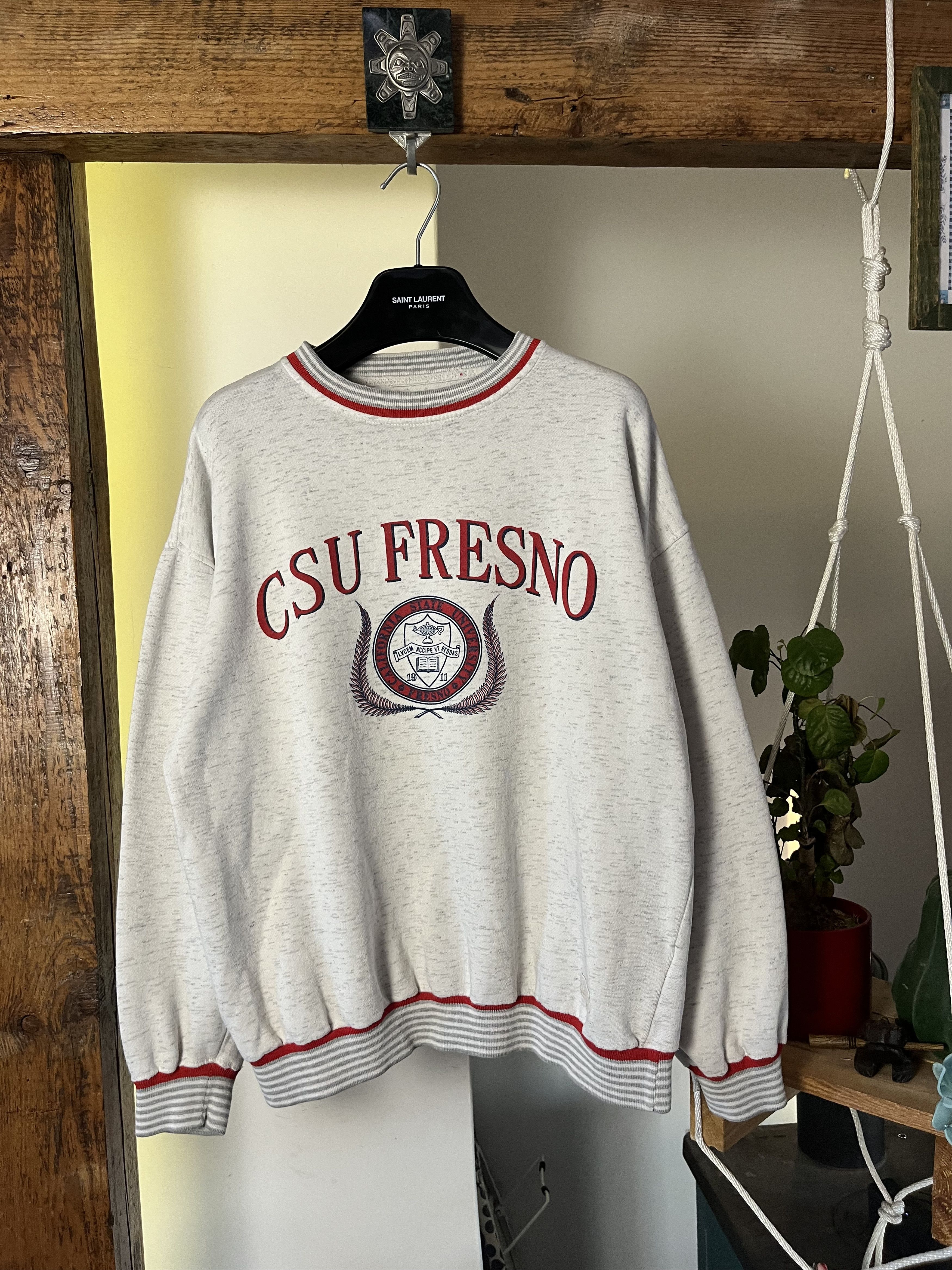 Jerzees × Vintage Vintage 90s y2k California State University Fresno USA Size US L / EU 52-54 / 3 - 1 Thumbnail
