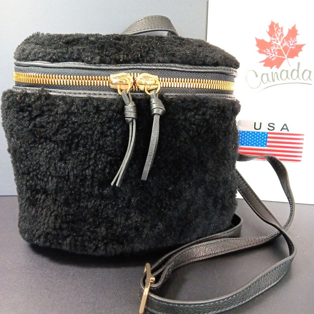 Other Margot Genuine Leather Faux Fur Shoulder Crossbody Bag Size ONE SIZE - 1 Thumbnail