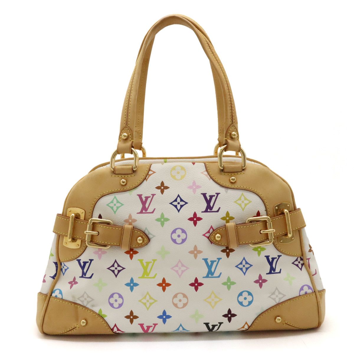 Louis Vuitton Louis Vuitton Louis Vuitton Multicolor Claudia Handbag M40193 Canvas Handbag M40193 in Very Good Condition Size ONE SIZE - 1 Thumbnail