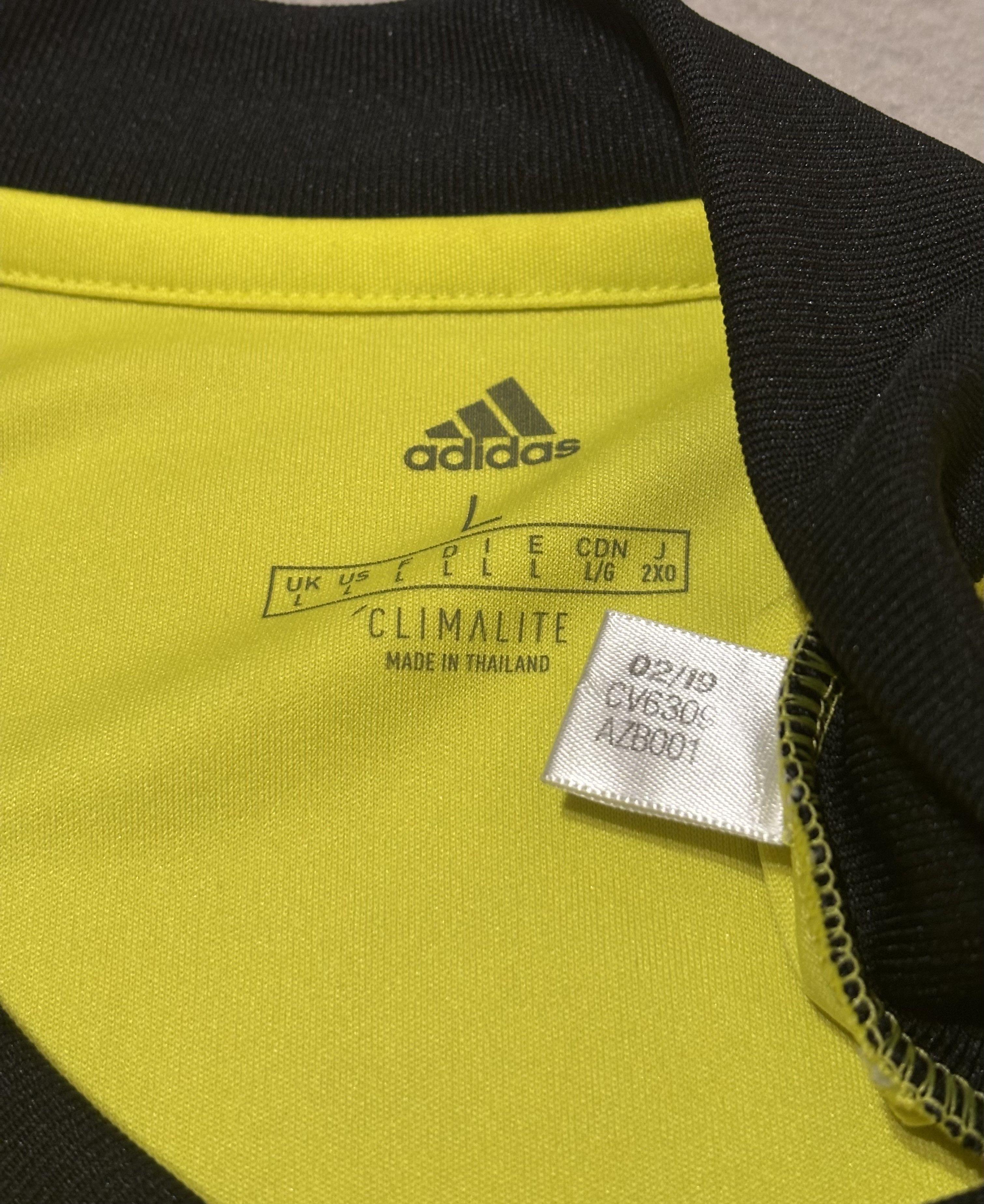Adidas Schweizerischer Fussballverband SFV/ASF Adidas Referee Size US L / EU 52-54 / 3 - 14 Thumbnail