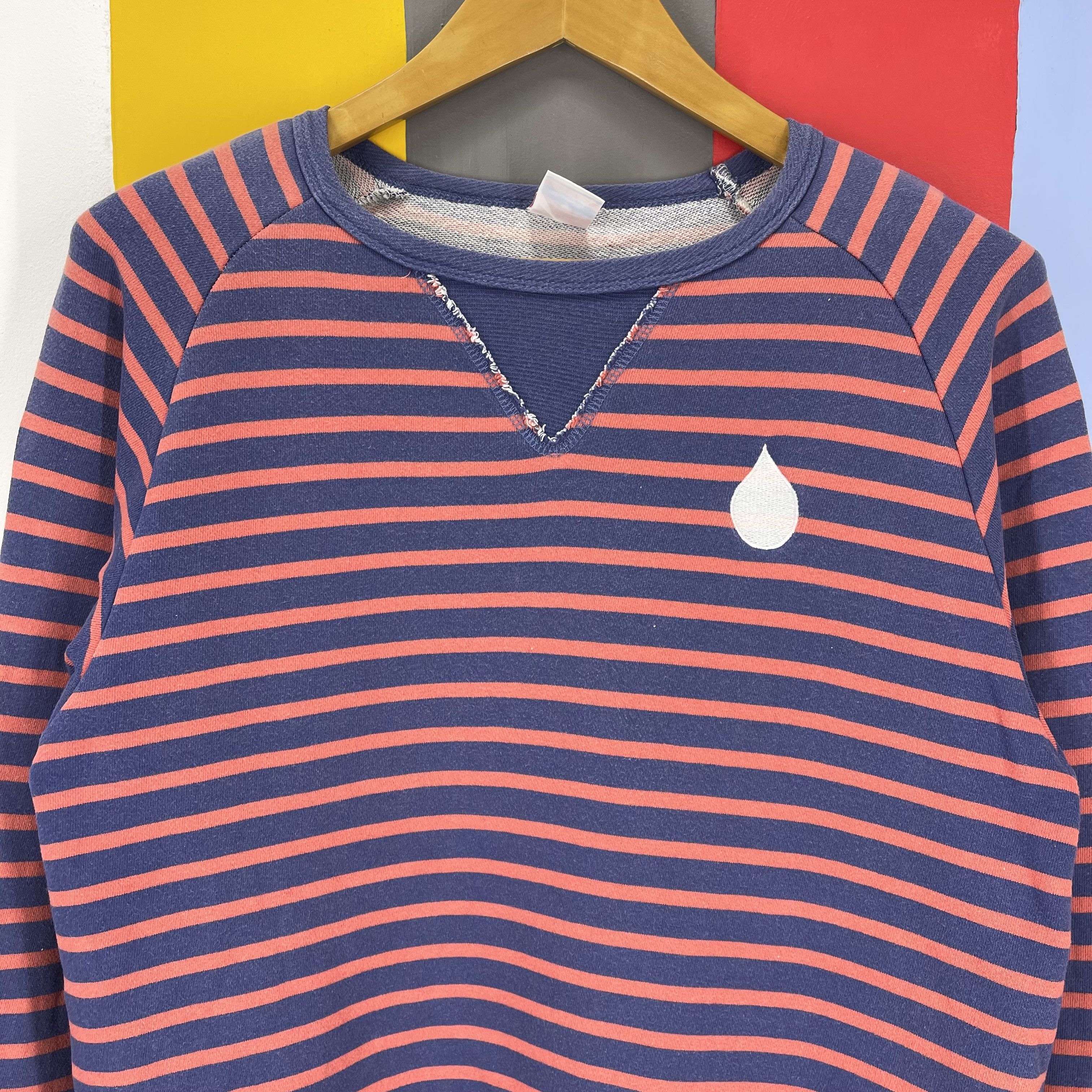 Japanese Brand CLOTHES OIL CLOTHING SERVICES Stripe Sweatshirt #2016/14 Size US M / EU 48-50 / 2 - 2 Thumbnail