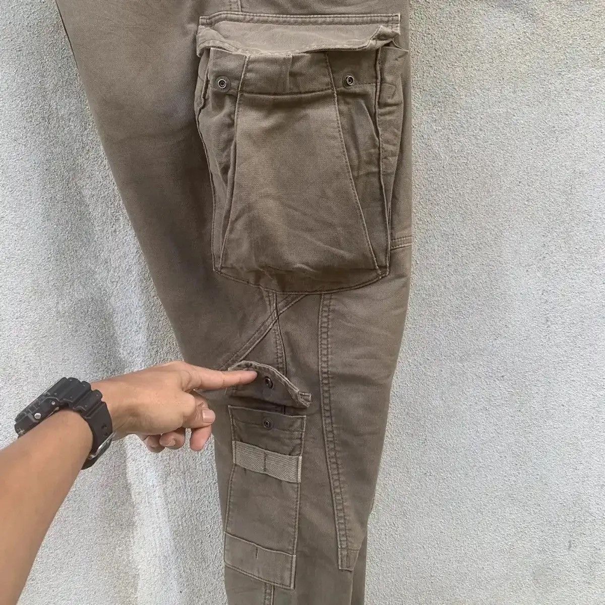 Japanese Brand 🔥 STEALS ‼️PARACHUTTE CARGO DOUBLE KNEE RARE TACTICAL PANTS Size US 30 / EU 46 - 21 Thumbnail