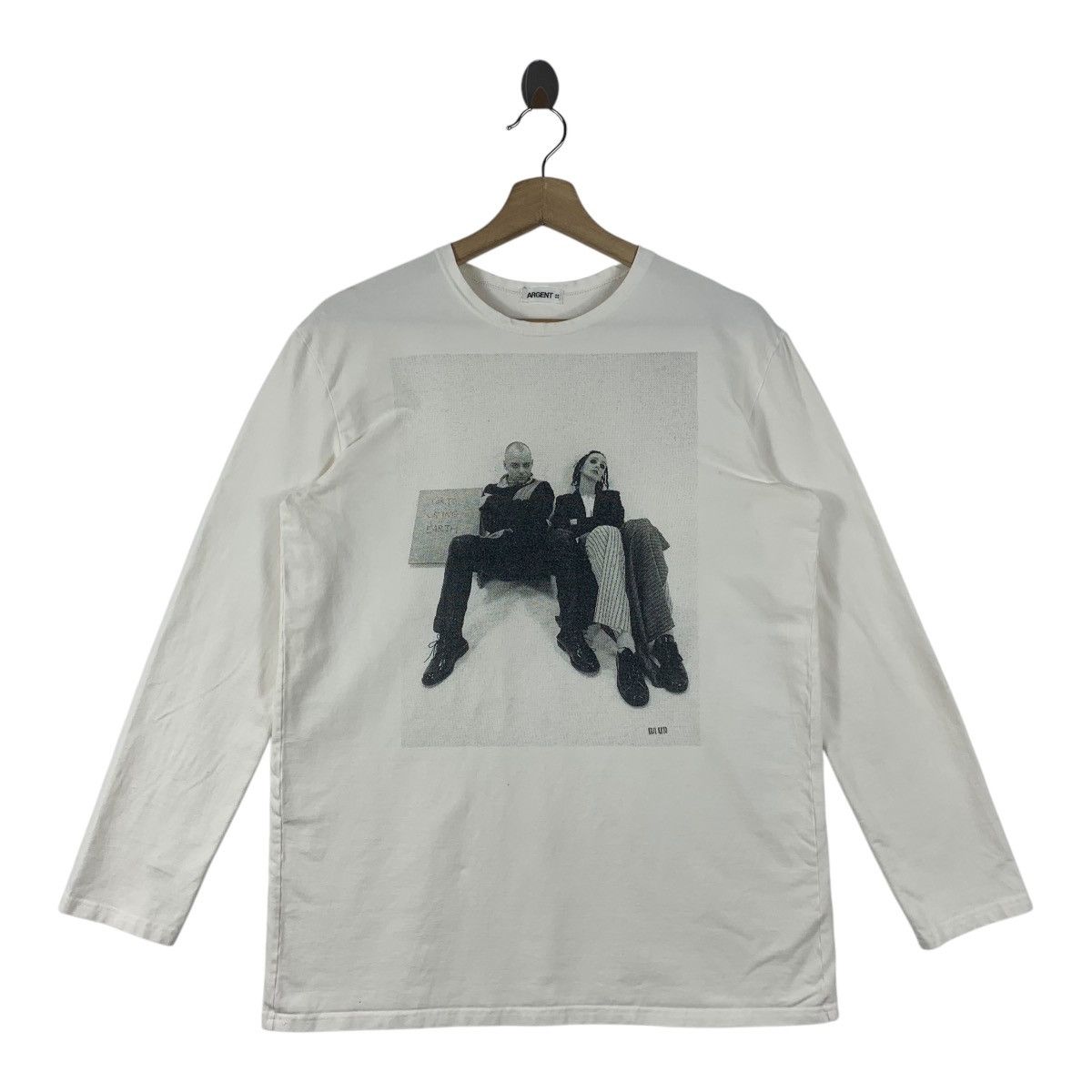 Japanese Brand ARGENT WORK art printed designer tee Size US M / EU 48-50 / 2 - 1 Thumbnail