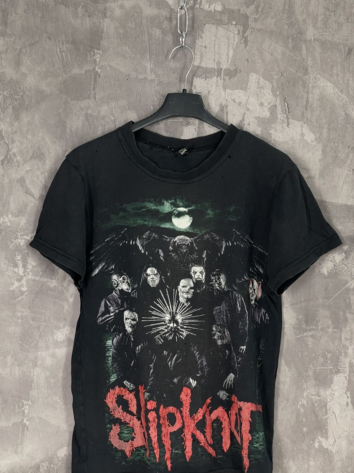 Band Tees × Vintage Vintage Y2K Slipknot Distressed Band Y2K T-Shirt Size US S / EU 44-46 / 1 - 2 Thumbnail