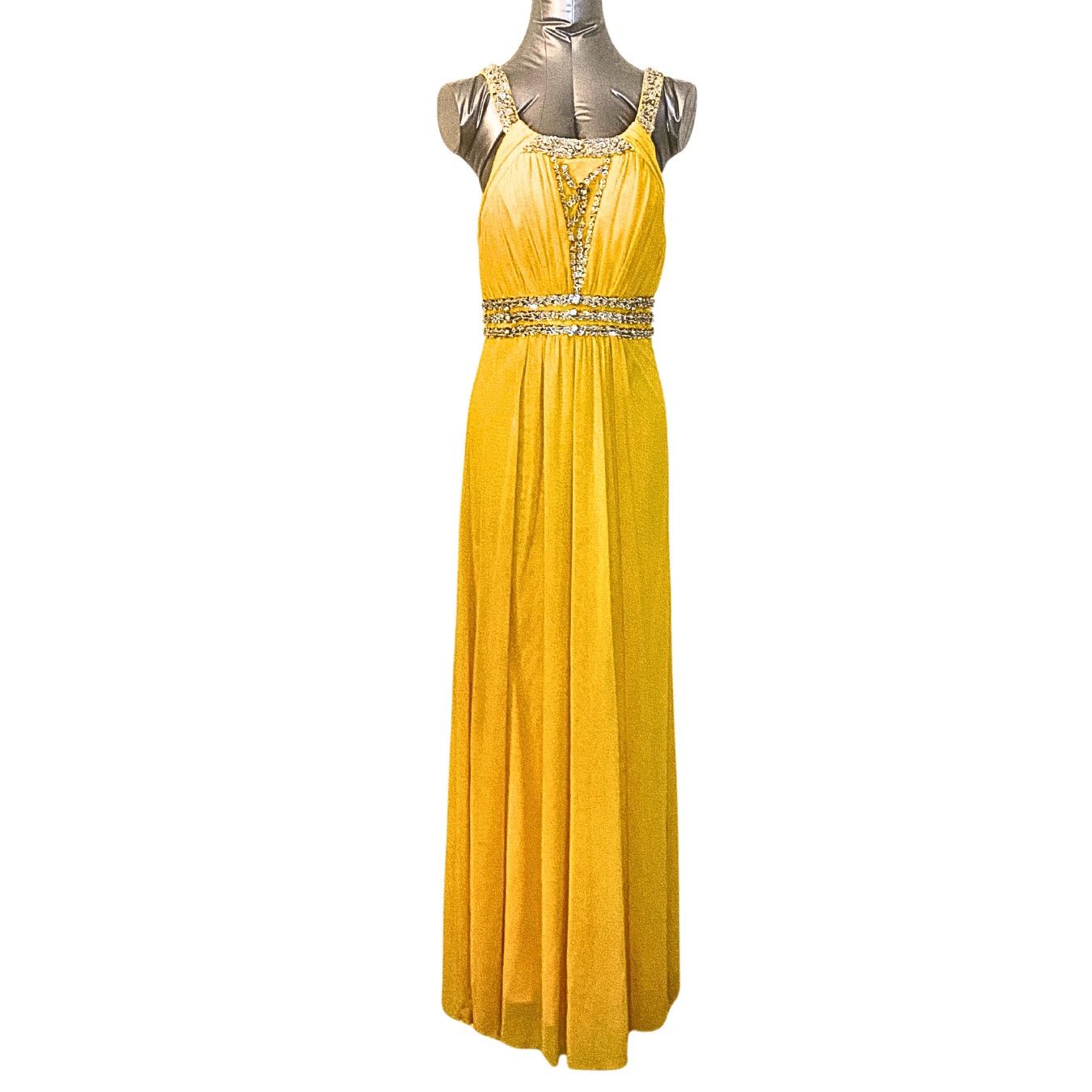 Other Sequin-Embellished Yellow Gown Size XL / US 12-14 / IT 48-50 - 3 Thumbnail