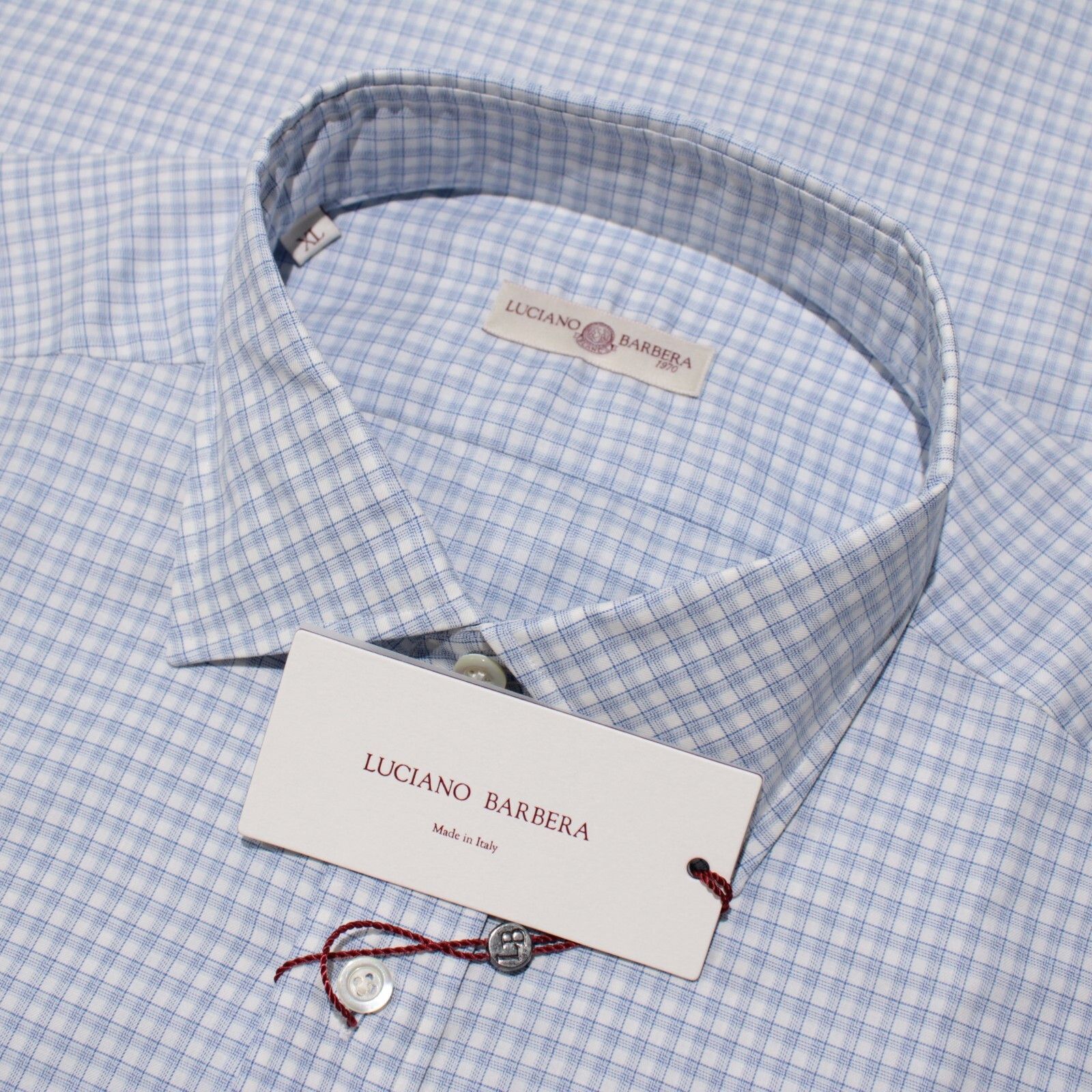 Luciano Barbera Luciano Barbera New with tags Shirt Size XL US In Blue Size US XL / EU 56 / 4 - 1 Thumbnail