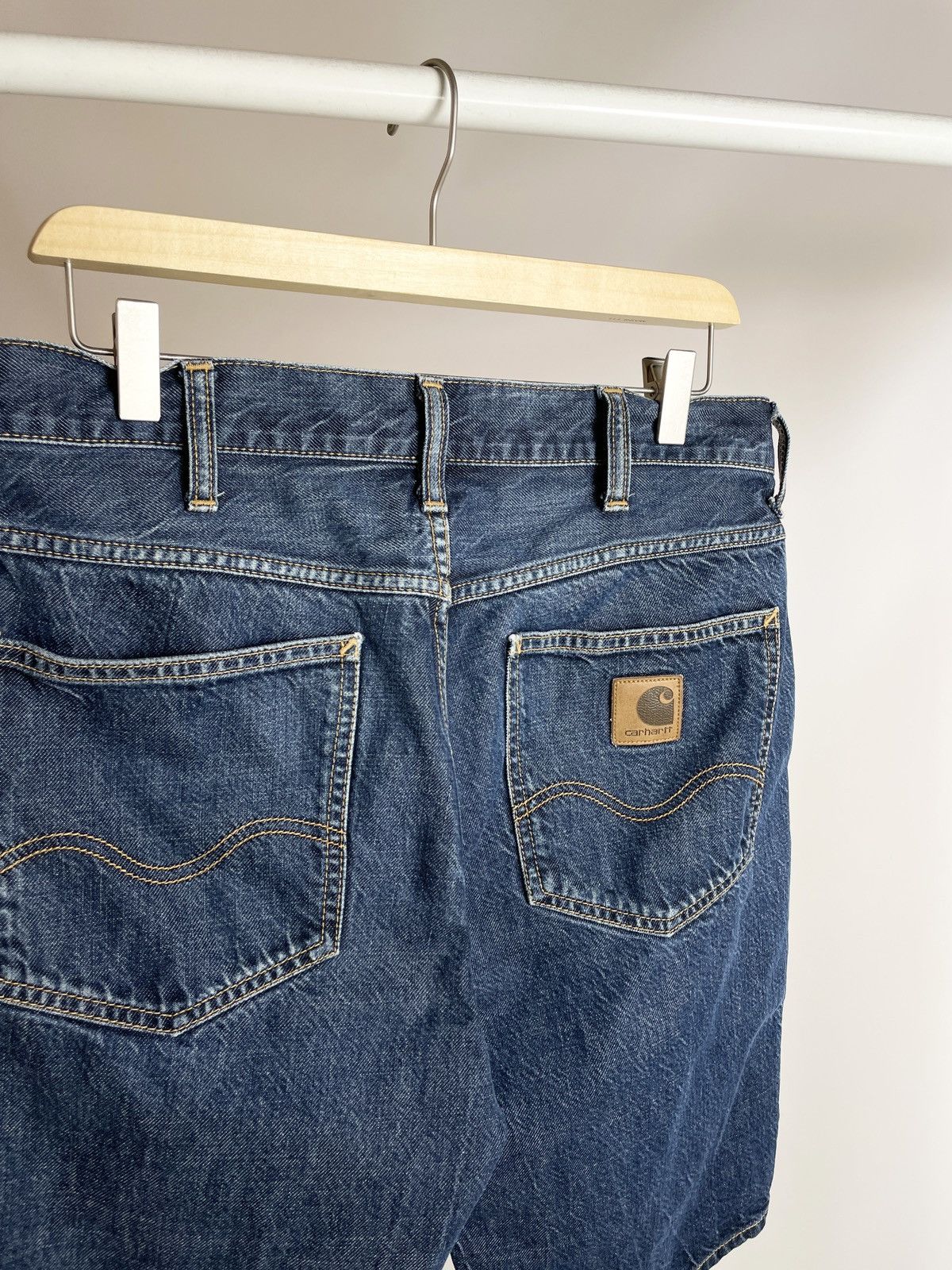 Other 🍫VINTAGE🍫 Carhartt Western Bermuda Jeans Shorts jorts Size US 30 / EU 46 - 3 Thumbnail