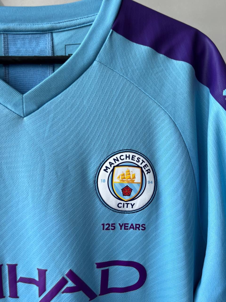 Puma 2019/20 MANCHESTER CITY HOME SOCCER JERSEY FOOTBALL SHIRT XL Size US XL / EU 56 / 4 - 6 Thumbnail