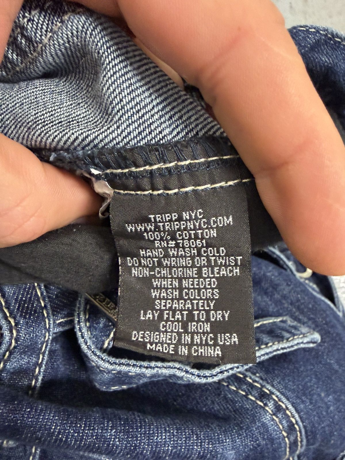 Tripp NYC Tripp Nyc Multi-laces Rivets Wide Transformed Pants Size US 32 / EU 48 - 19 Thumbnail