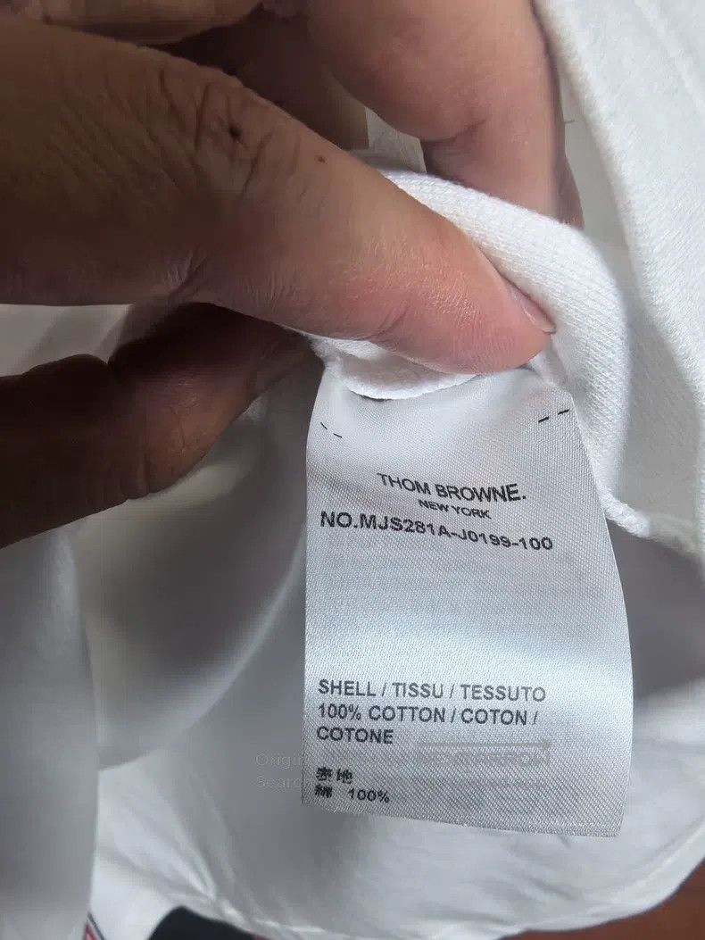 Thom Browne Thom Browne Knit Sleeve Label Long Sleeve Size US M / EU 48-50 / 2 - 6 Thumbnail