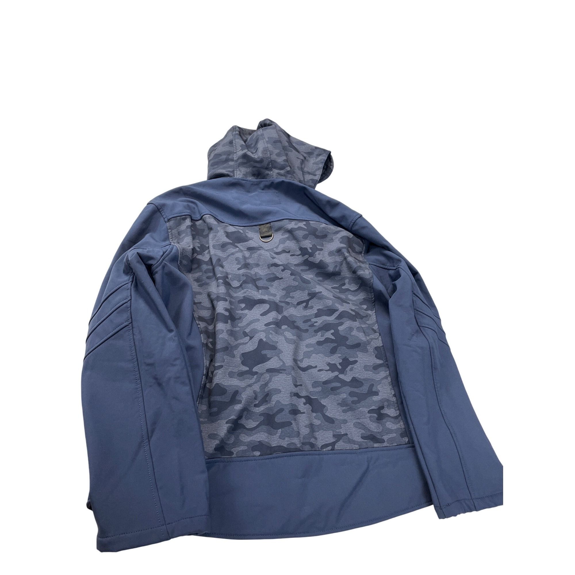 Urban Republic Urban Republic Mens Blue Camouflage Zip-Up Hooded Jacket Siz Size US XL / EU 56 / 4 - 2 Thumbnail