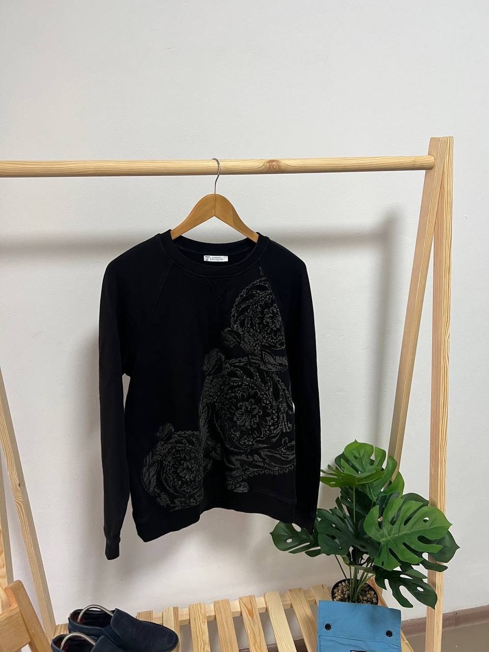 Versace Versace Collection Crewneck Sweater Black Size Medium Size US M / EU 48-50 / 2 - 14 Thumbnail