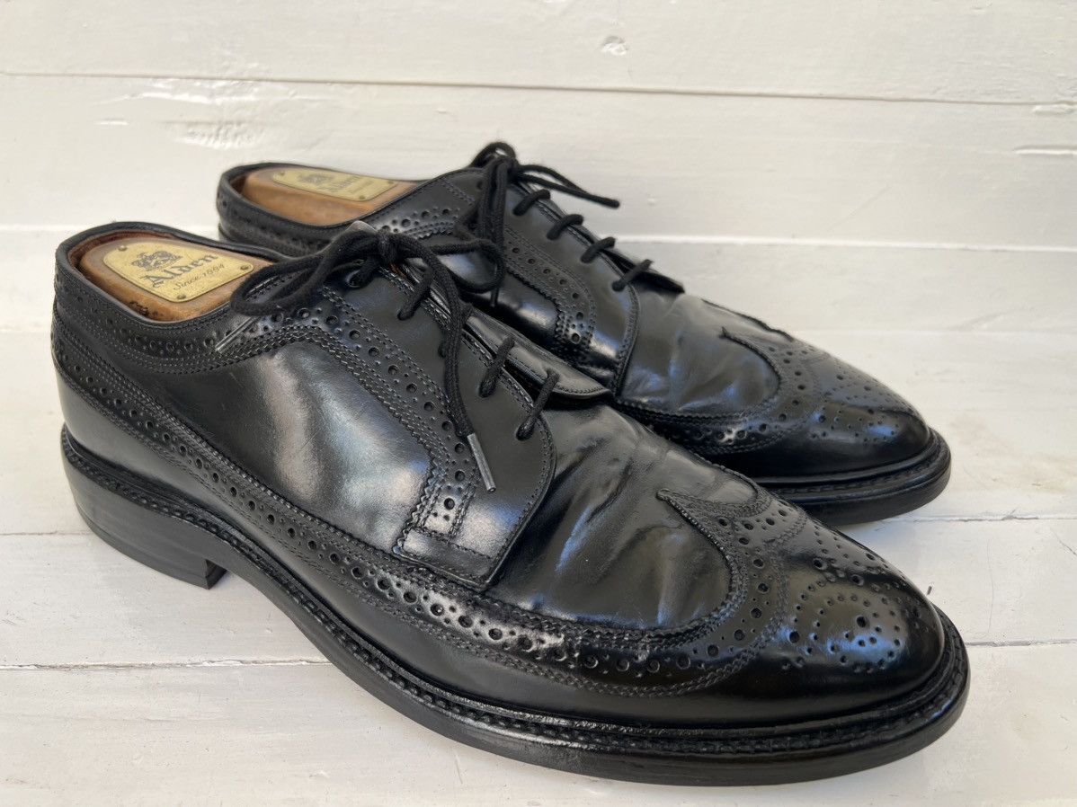 Allen Edmonds Allen Edmonds MacNeil Black Leather Shell Cordovan Wingtip Size US 9.5 / EU 42-43 - 1 Thumbnail