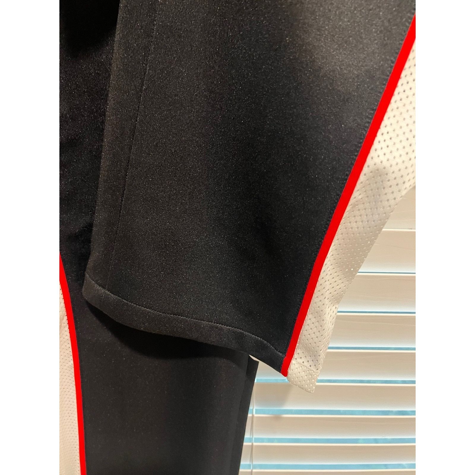 Burberry Burberry Mens Trousers Black White Red Side Mesh Stripe Pant Size US 34 / EU 50 - 6 Thumbnail