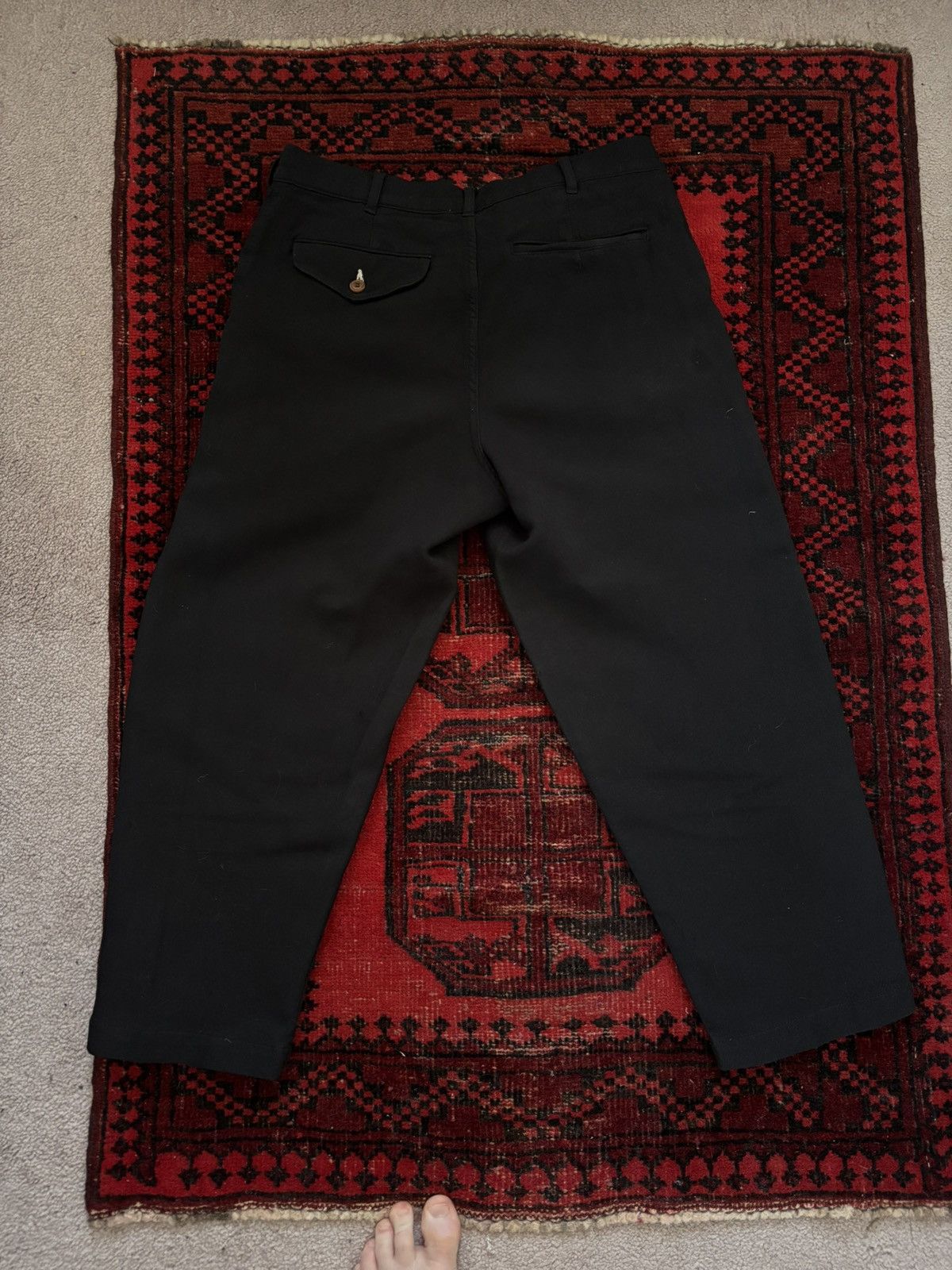 Comme des Garcons Homme Plus CDG Garment dyed wide leg trouser Size US 30 / EU 46 - 3 Thumbnail