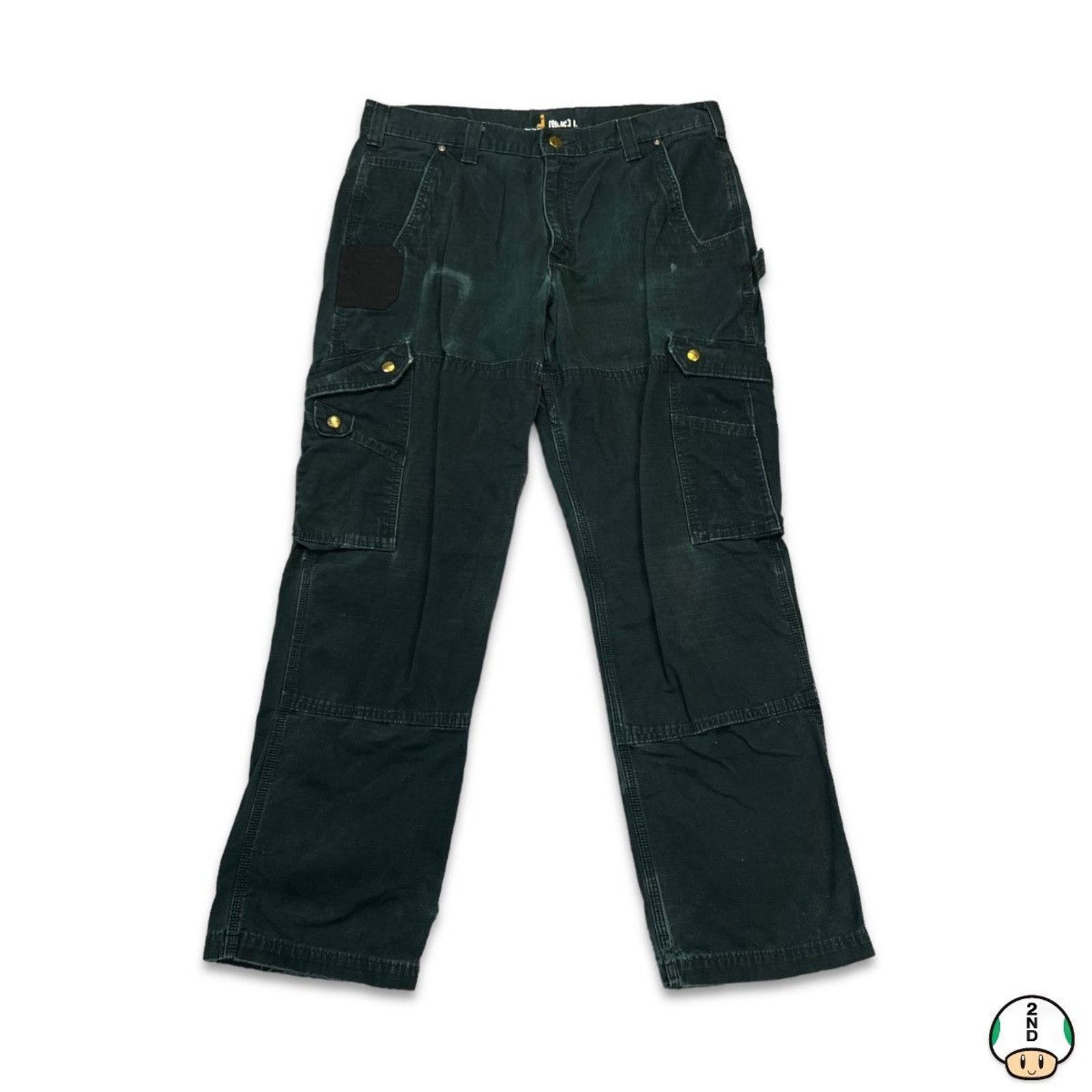 Carhartt × Vintage Carhartt Pants 36x32 Double Knee Relaxed Fit Carpenter Baggy Size US 36 / EU 52 - 1 Thumbnail