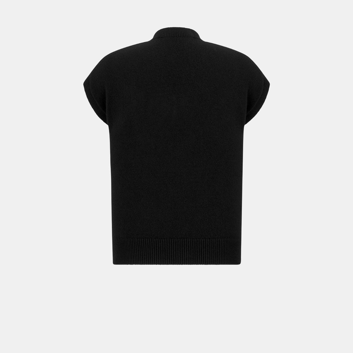 Dior o1bcso1str0326 Archives Labels Sweater Vest in Black Size US M / EU 48-50 / 2 - 2 Thumbnail