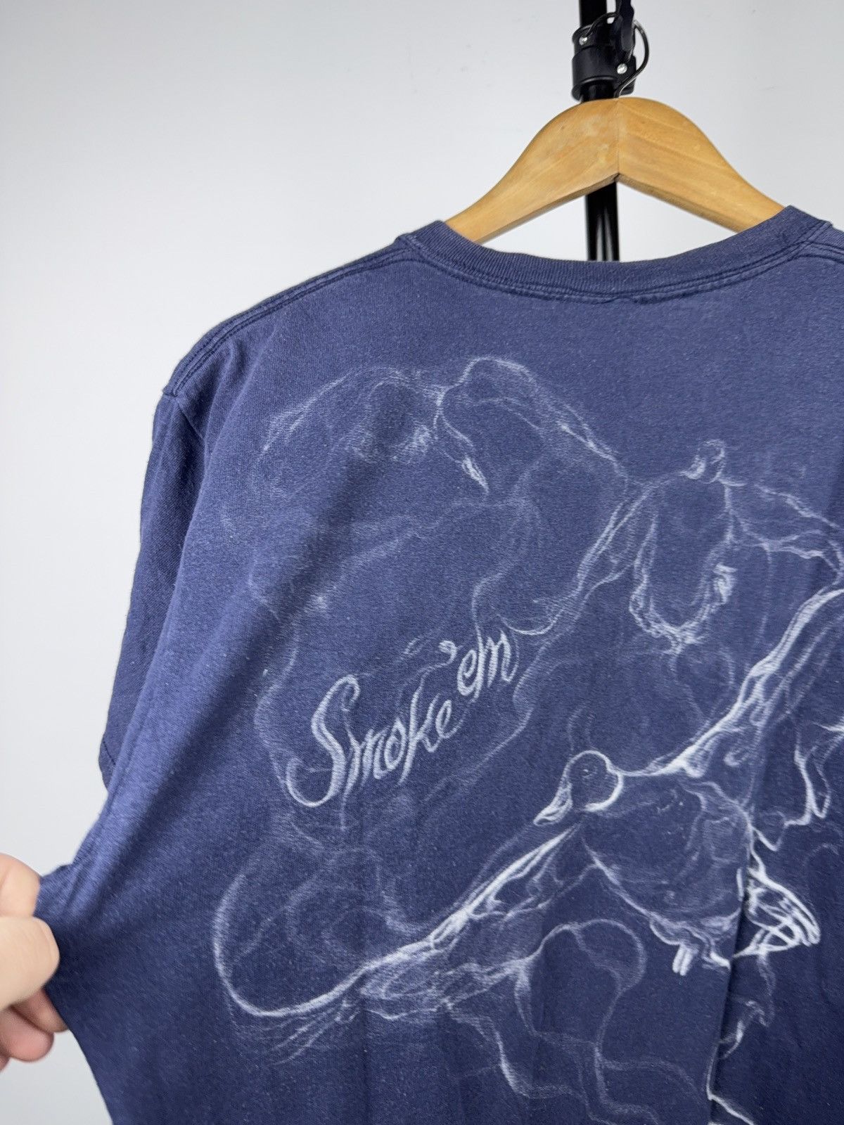 Vintage 00s Vintage Buck Wear “Smoke ’Em” Hunting Graphic T-Shirt Size US M / EU 48-50 / 2 - 9 Thumbnail
